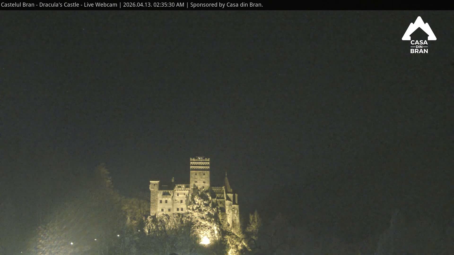 Bran, Dracula's Castle ( Castelul Bran) Live Cam - Bran, Braşov, Romania