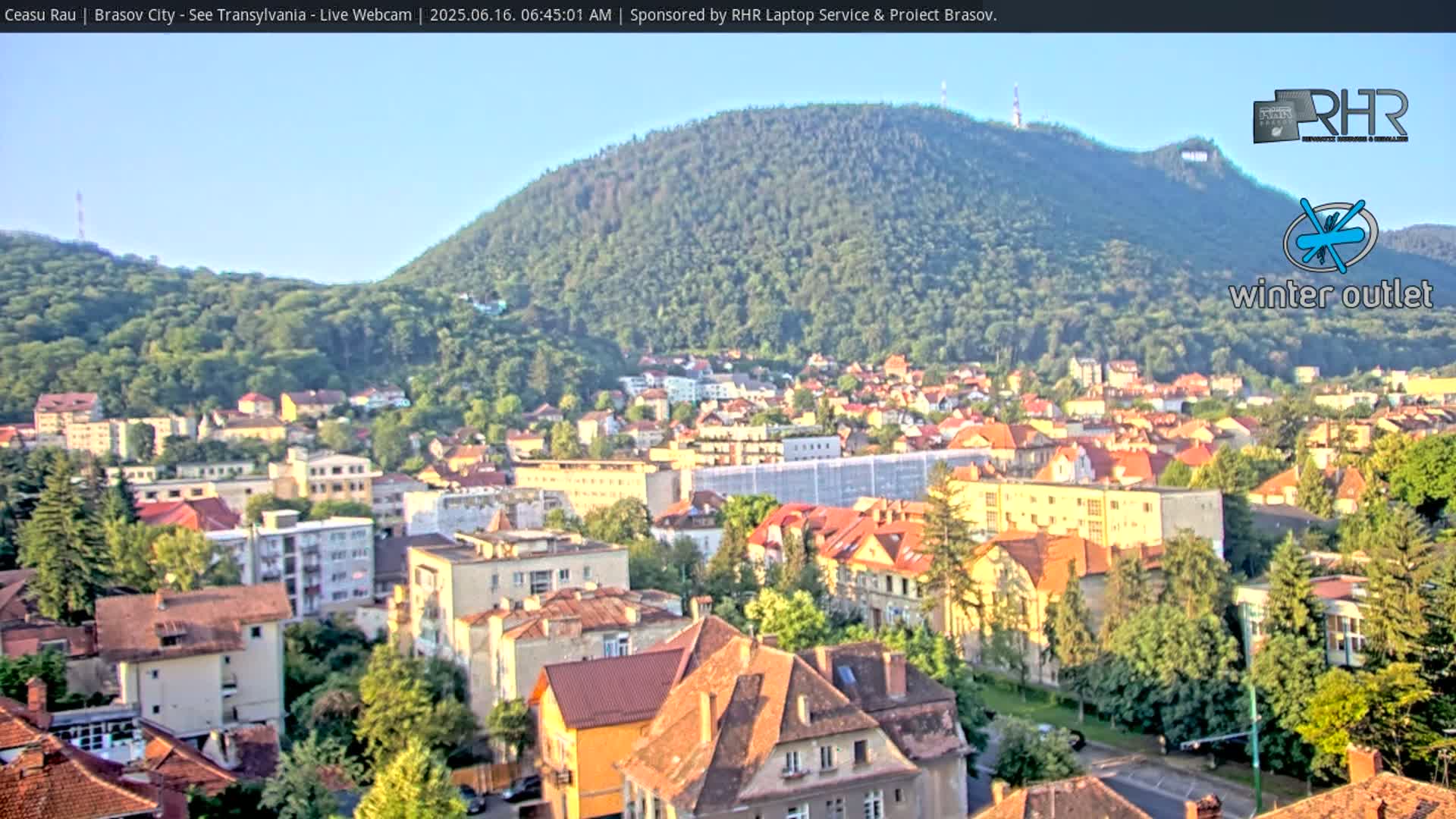 Brasov Skyline Live Cam - Centrul Nou, Braşov, Romania