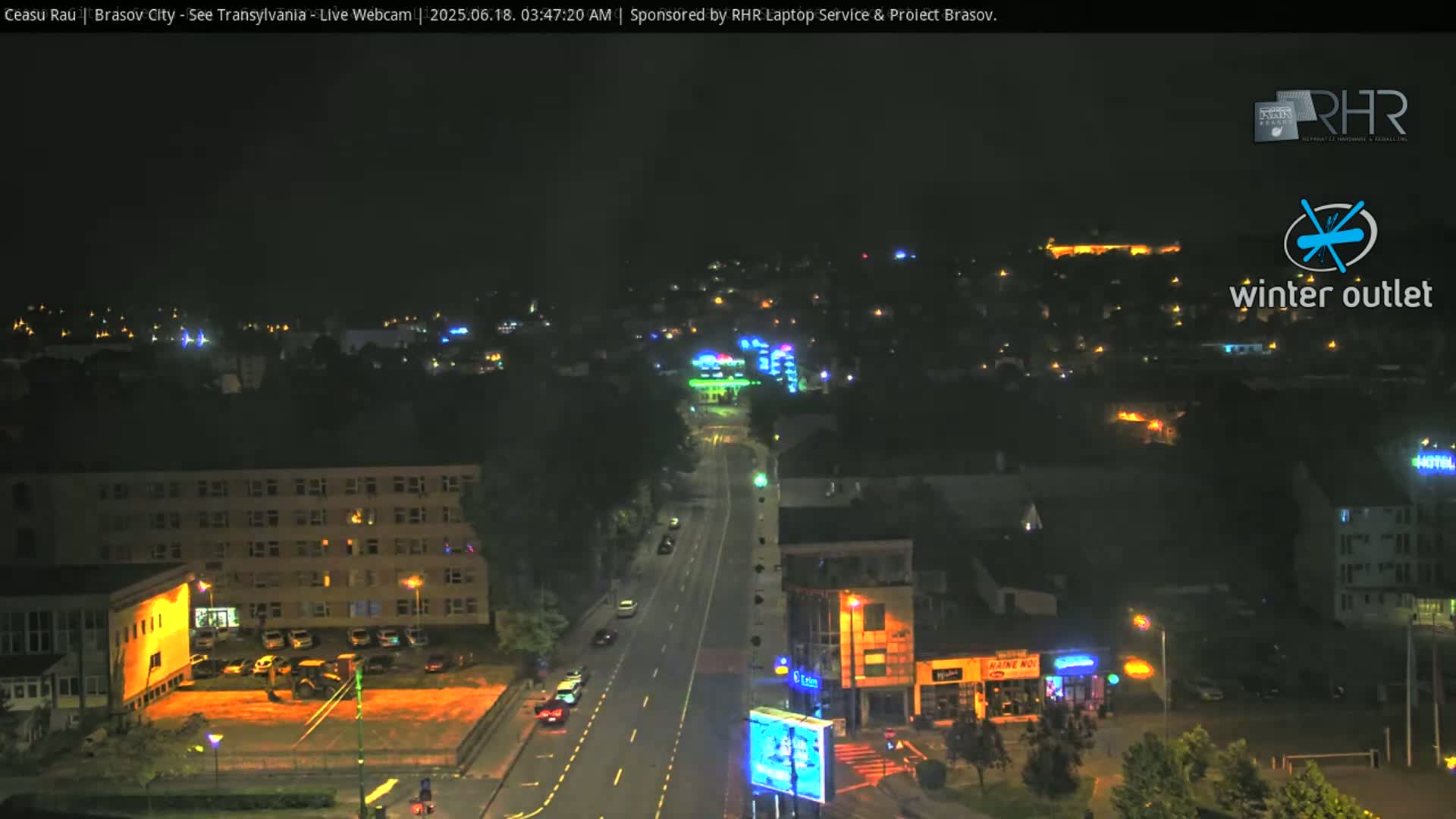 Braşov Skyline Live Cam - Centrul Nou, Brasov, Romania