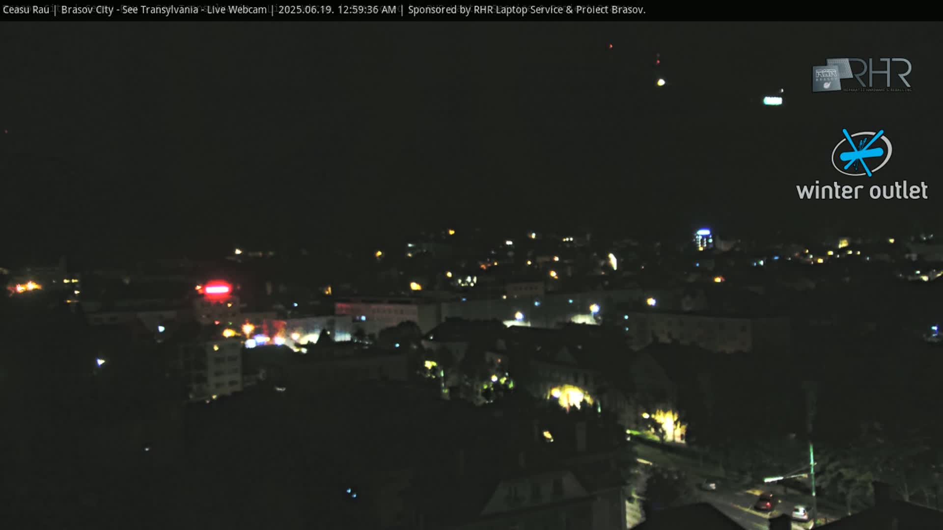 Braşov Skyline Live Cam - Centrul Nou, Brasov, Romania