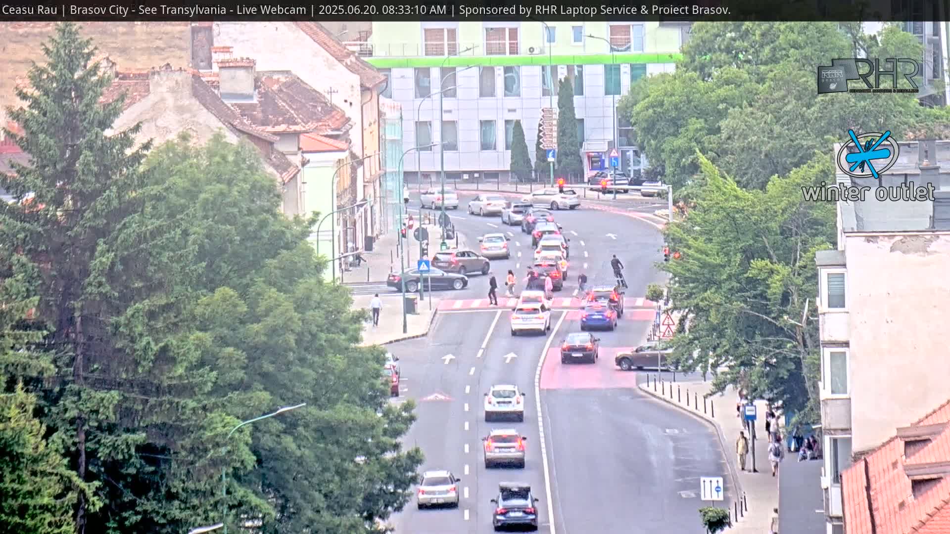 Braşov Skyline Live Cam - Centrul Nou, Brasov, Romania