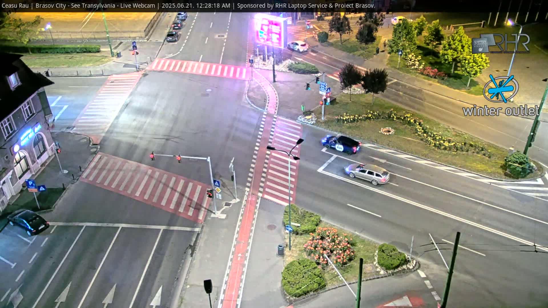 Braşov Skyline Live Cam - Centrul Nou, Brasov, Romania