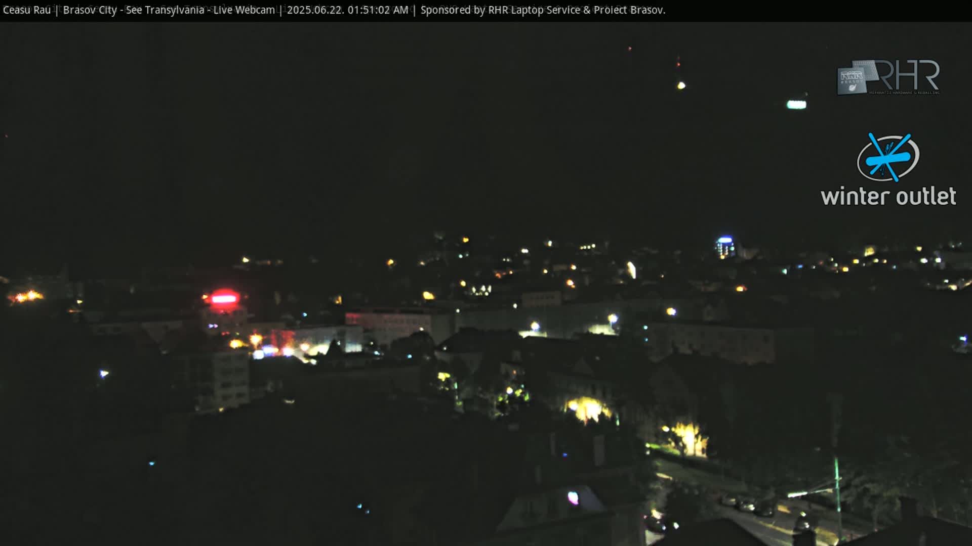 Braşov Skyline Live Cam - Centrul Nou, Brasov, Romania