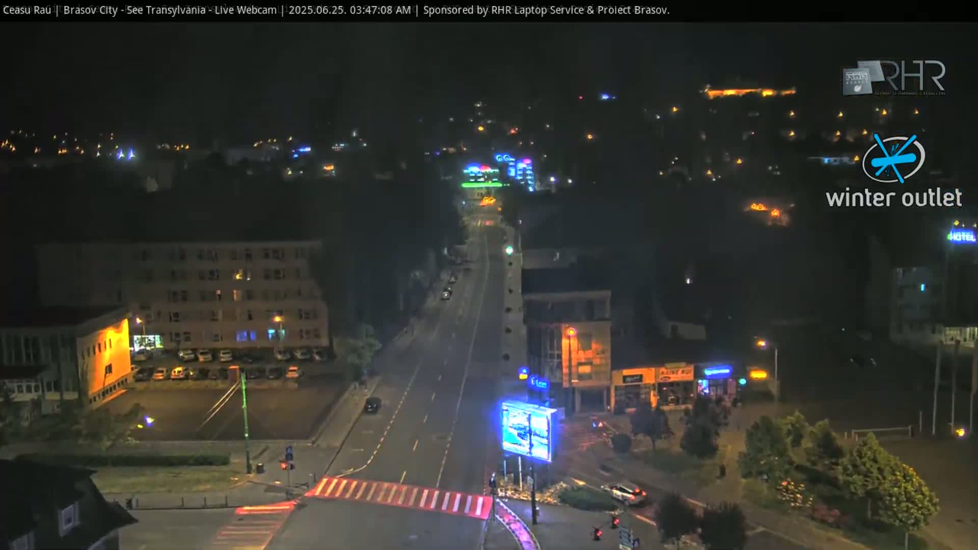 Braşov Skyline Live Cam - Centrul Nou, Brasov, Romania