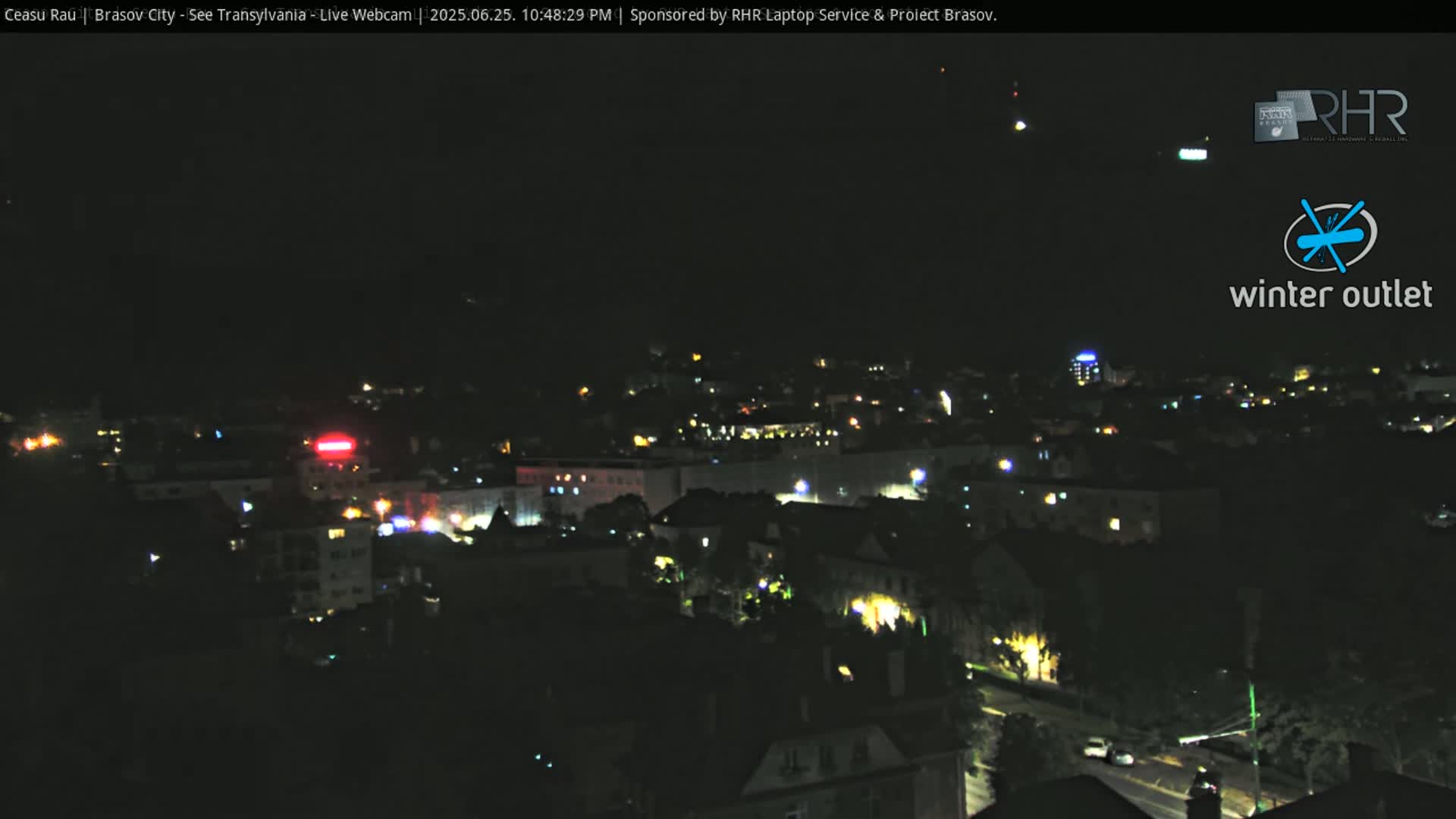 Braşov Skyline Live Cam - Centrul Nou, Brasov, Romania