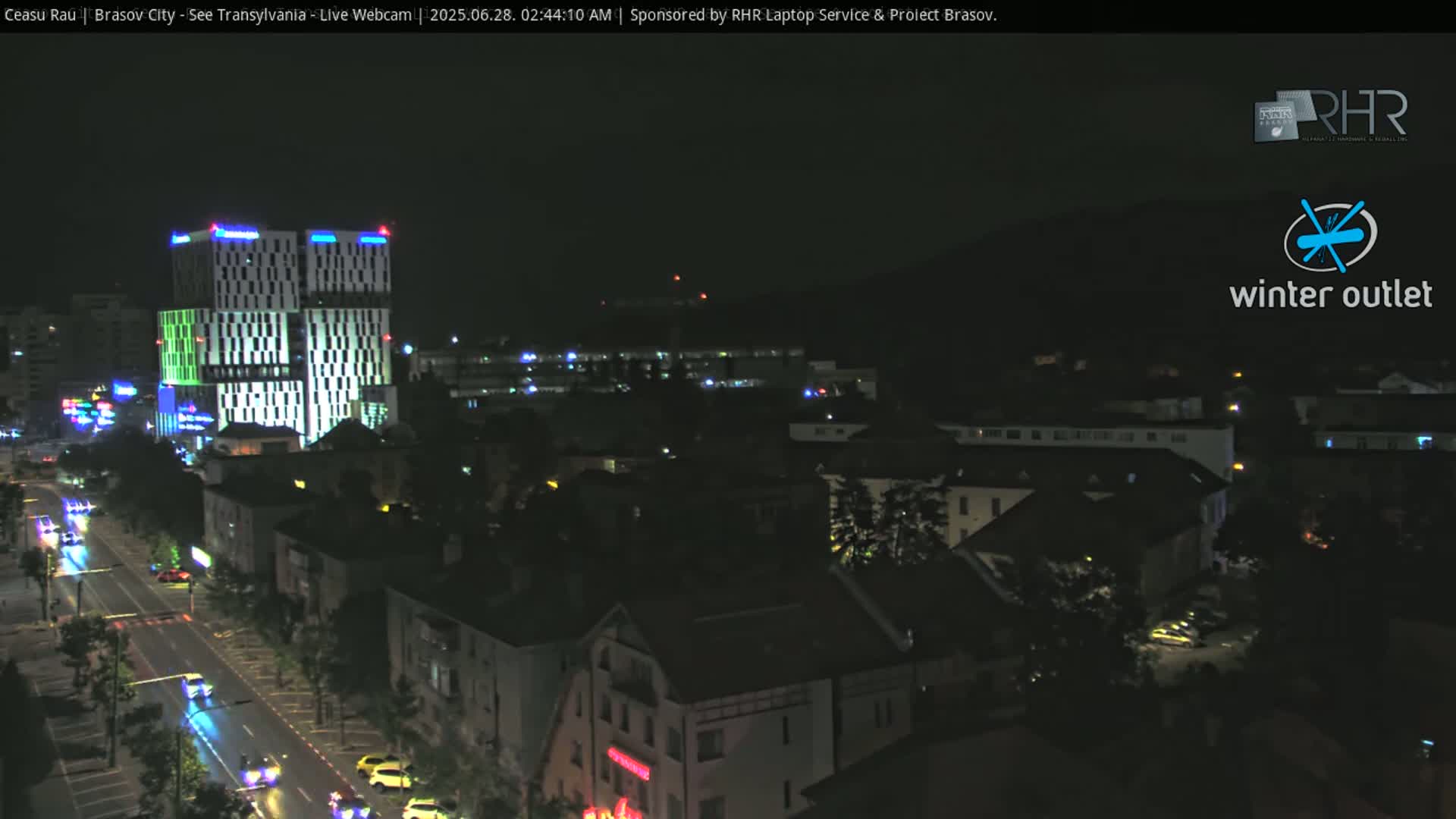 Braşov Skyline Live Cam - Centrul Nou, Brasov, Romania