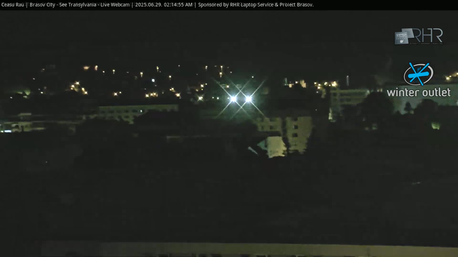 Braşov Skyline Live Cam - Centrul Nou, Brasov, Romania