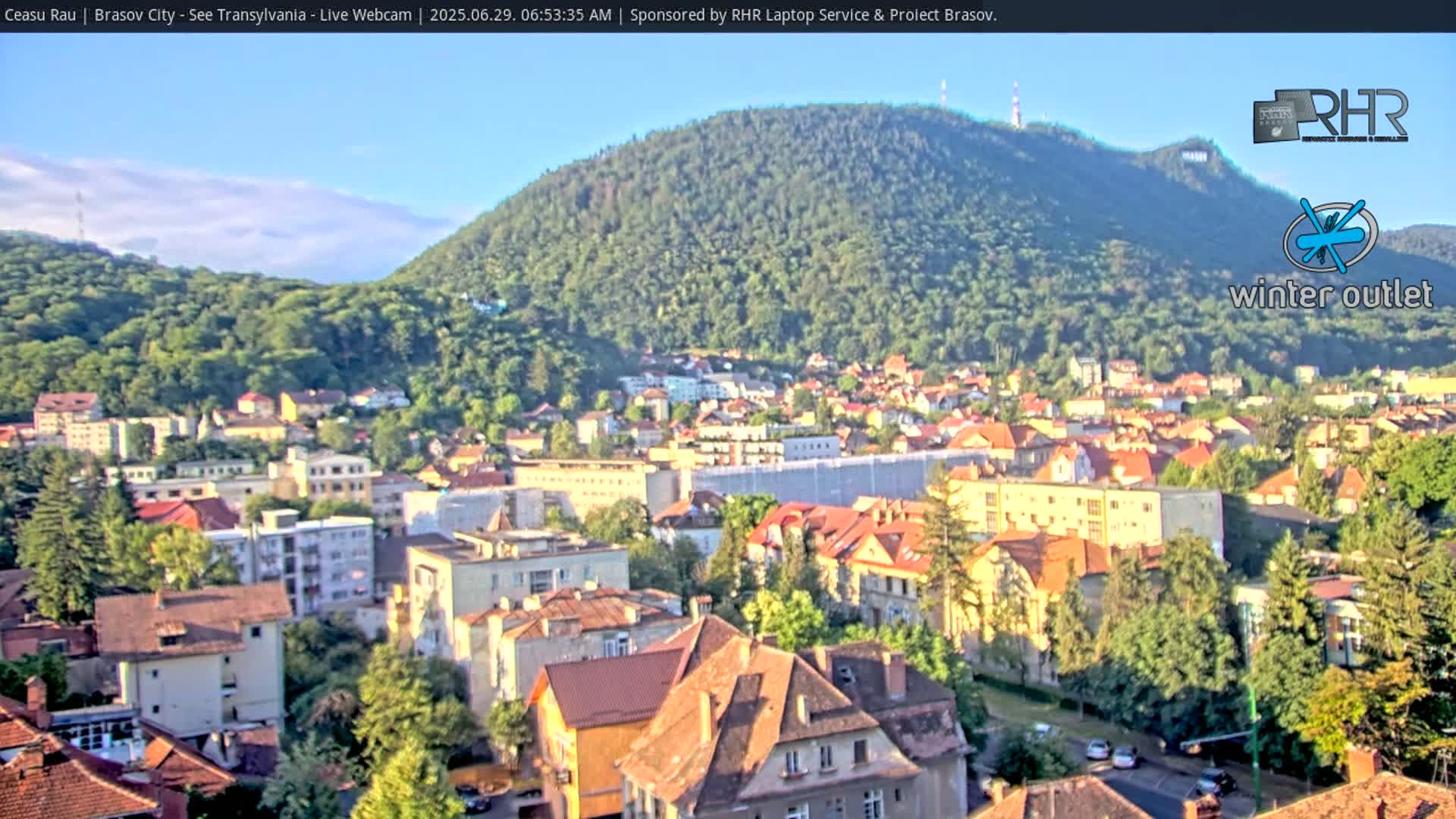 Braşov Skyline Live Cam - Centrul Nou, Brasov, Romania