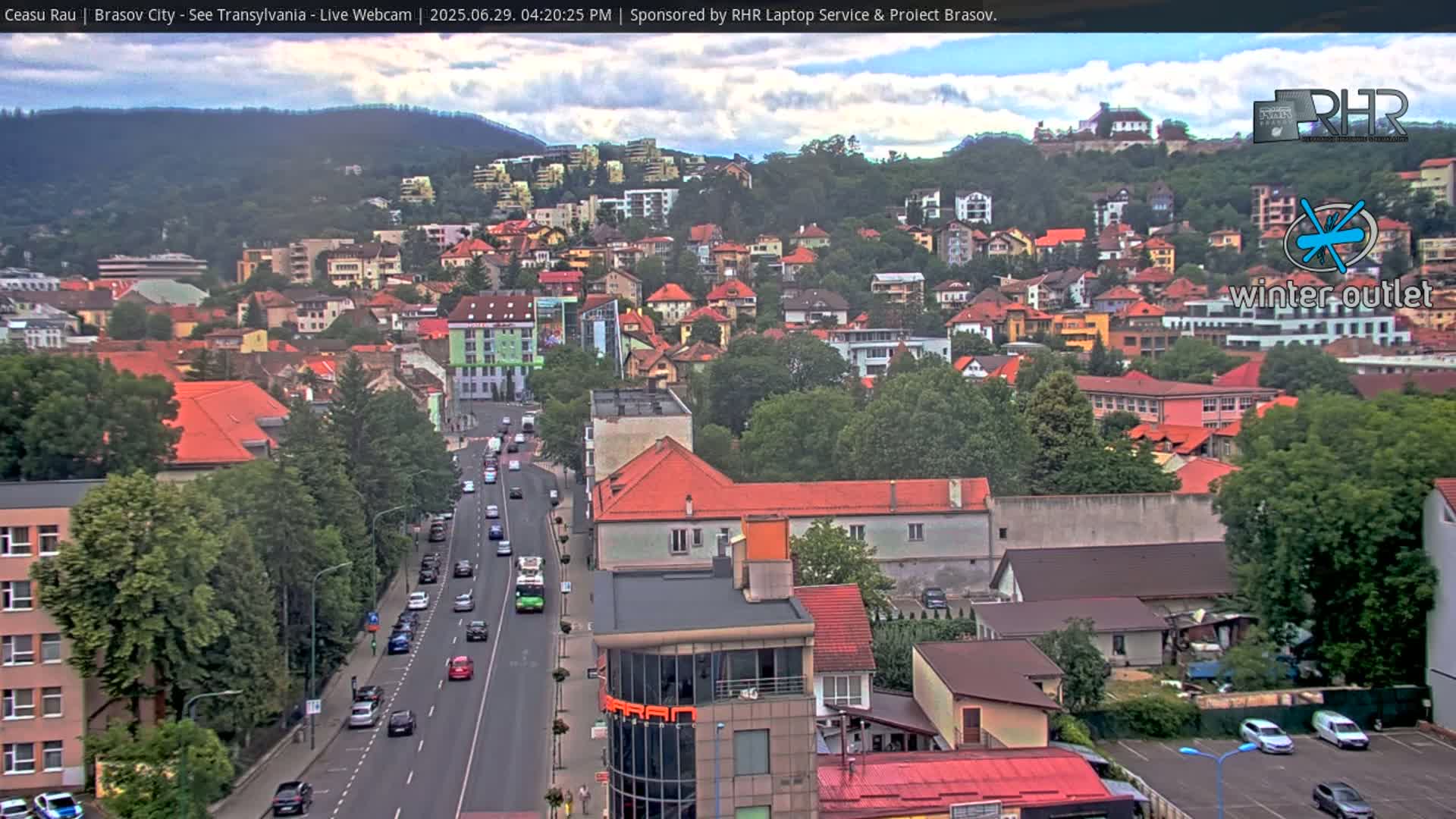 Braşov Skyline Live Cam - Centrul Nou, Brasov, Romania