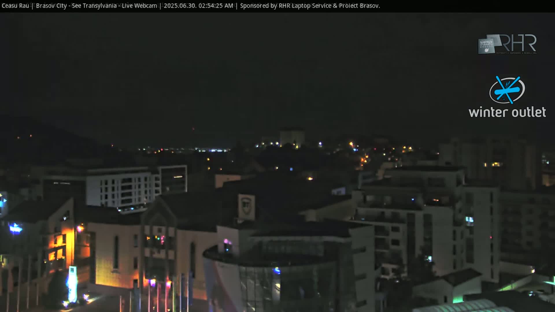 Braşov Skyline Live Cam - Centrul Nou, Brasov, Romania