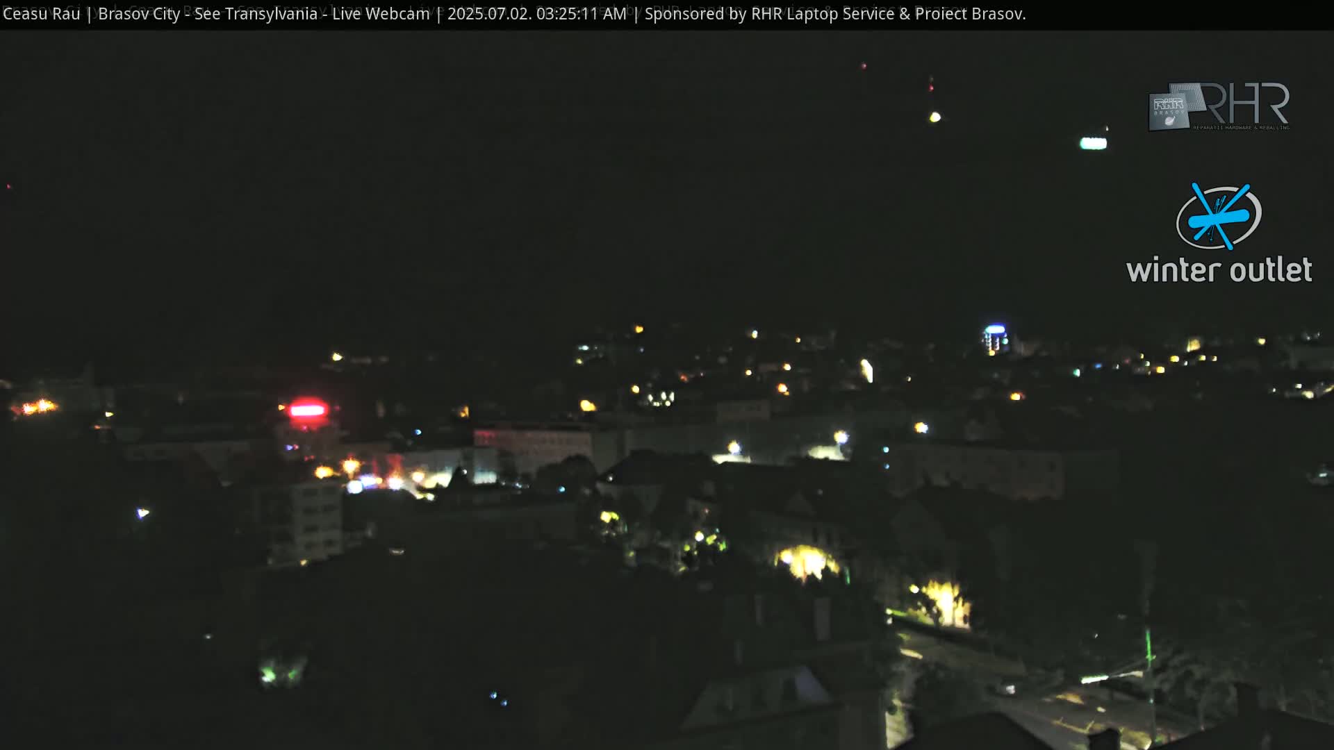Braşov Skyline Live Cam - Centrul Nou, Brasov, Romania