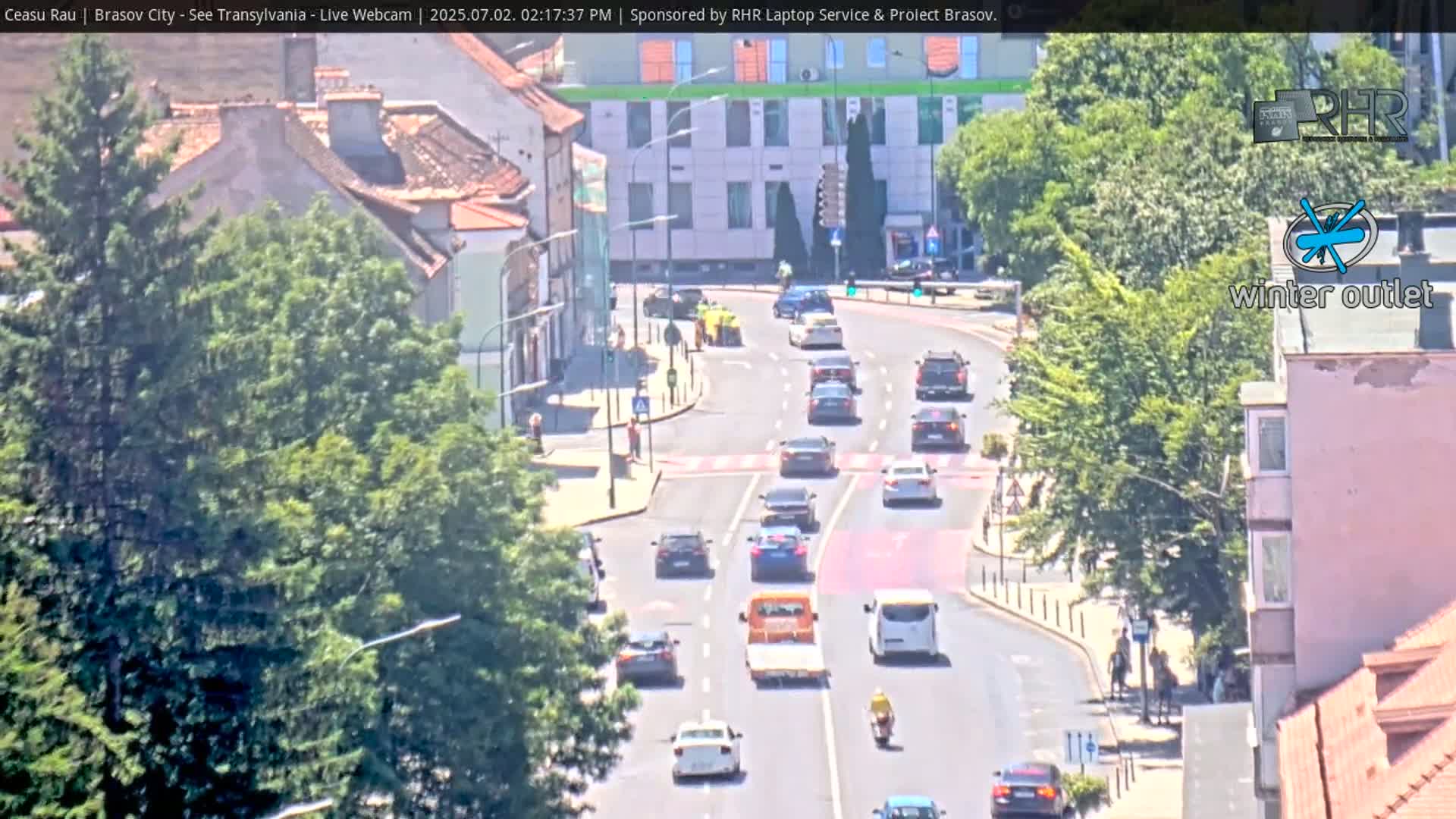 Braşov Skyline Live Cam - Centrul Nou, Brasov, Romania
