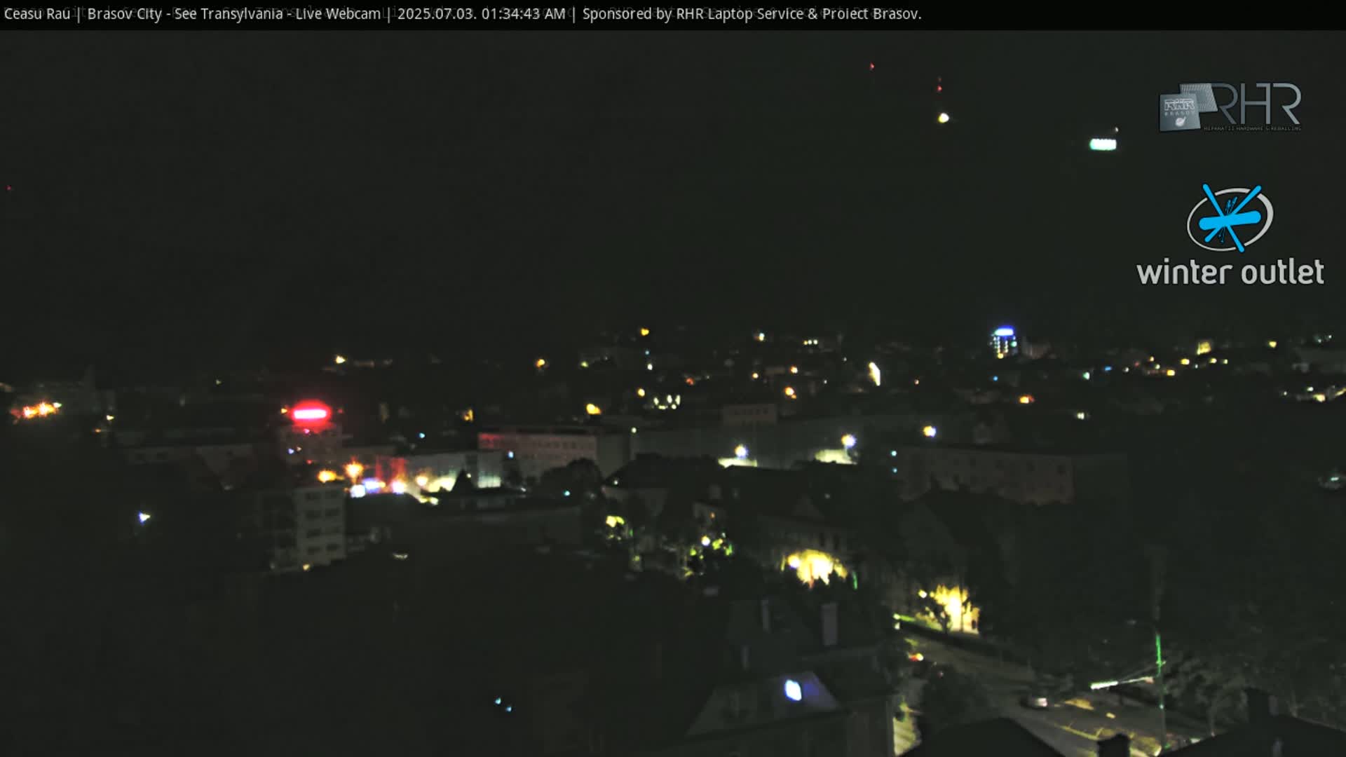 Braşov Skyline Live Cam - Centrul Nou, Brasov, Romania