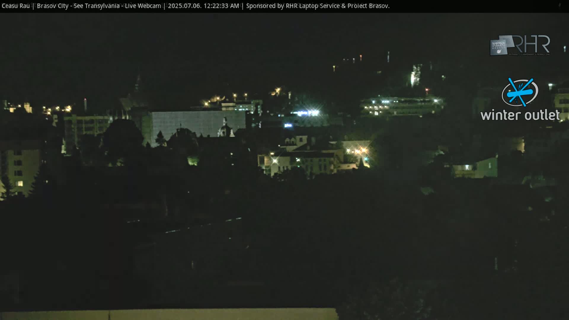 Braşov Skyline Live Cam - Centrul Nou, Brasov, Romania