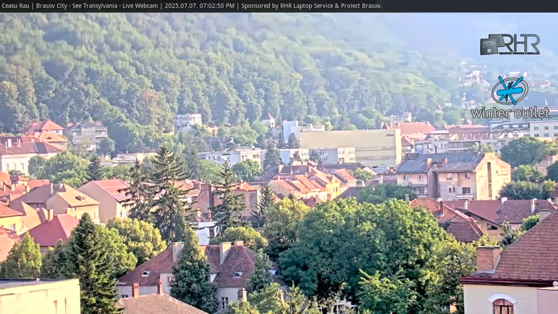 Braşov Skyline Live Cam - Centrul Nou, Brasov, Romania