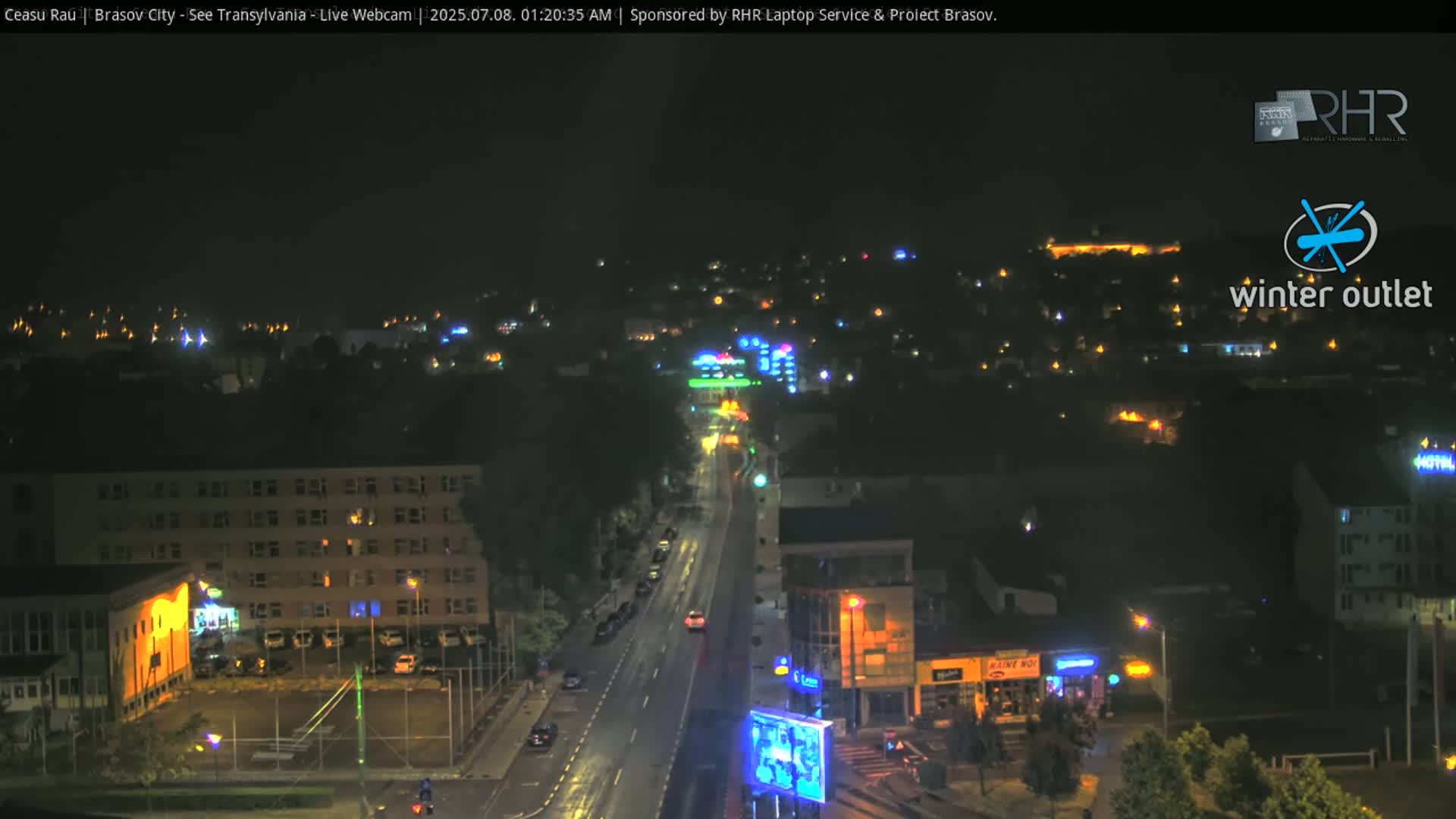 Braşov Skyline Live Cam - Centrul Nou, Brasov, Romania