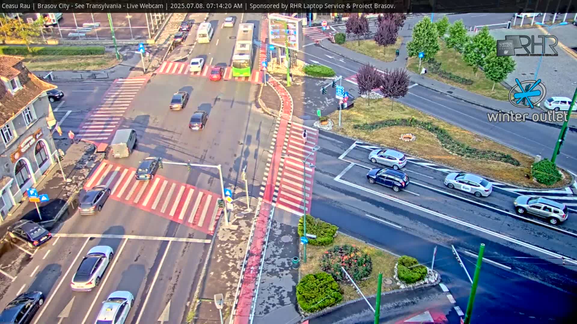 Braşov Skyline Live Cam - Centrul Nou, Brasov, Romania