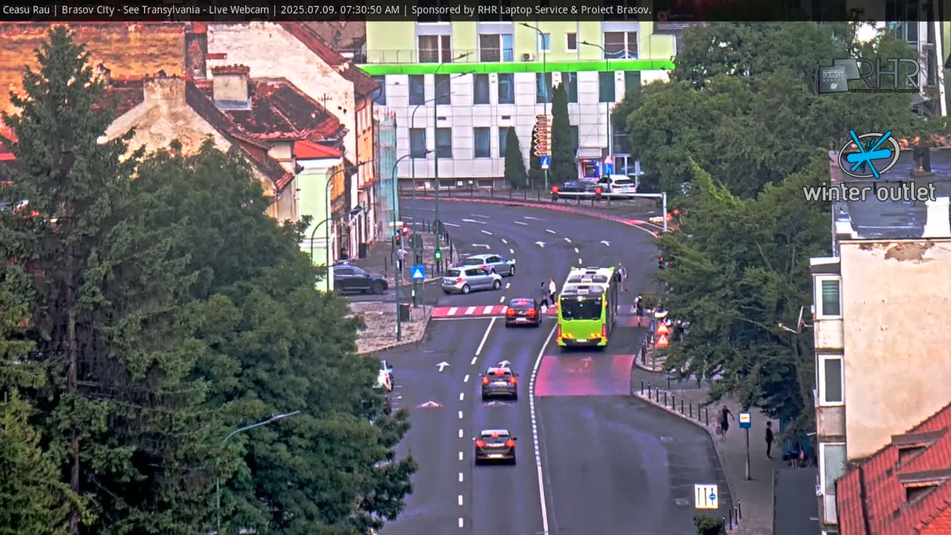 Braşov Skyline Live Cam - Centrul Nou, Brasov, Romania