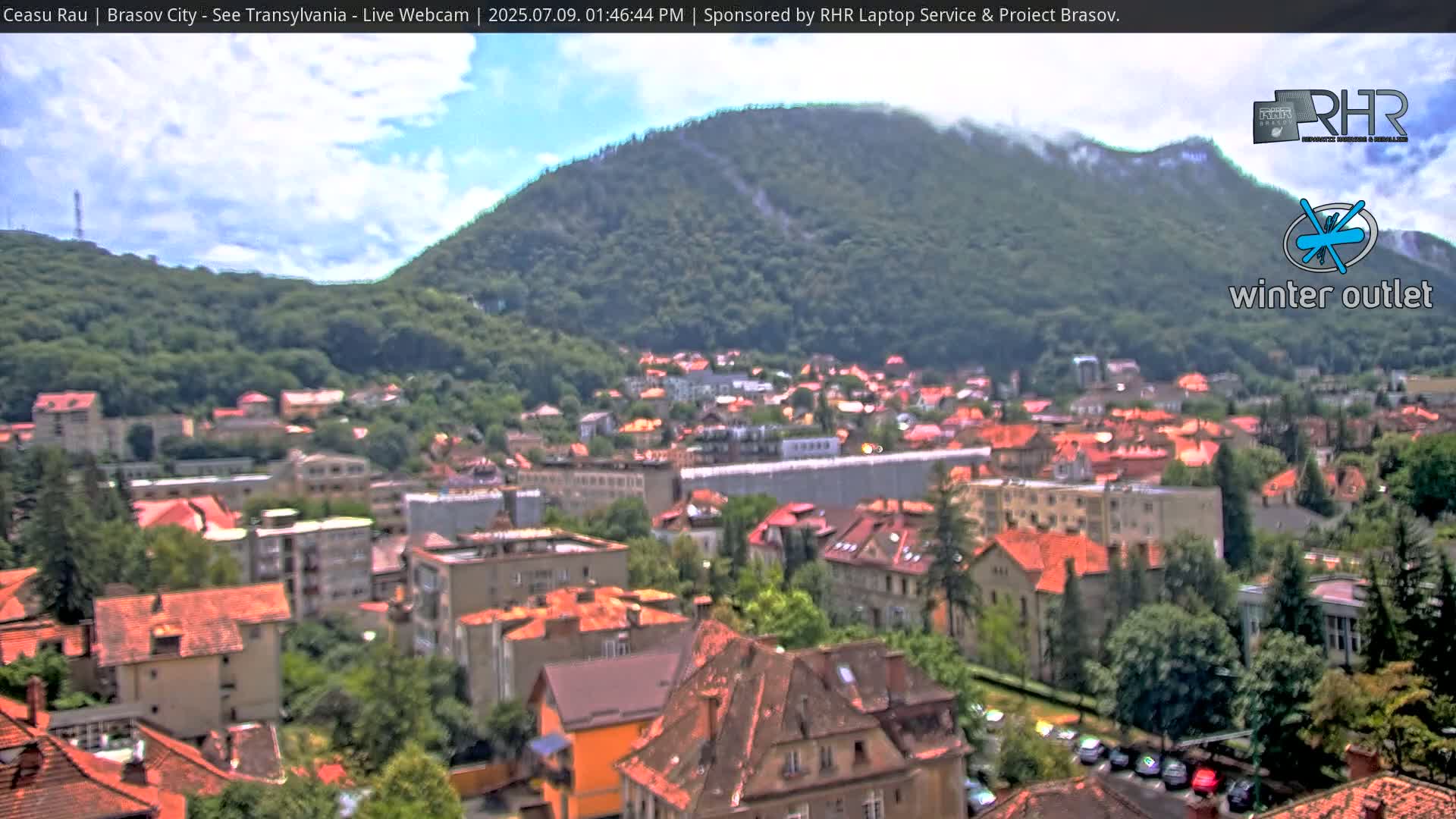 Braşov Skyline Live Cam - Centrul Nou, Brasov, Romania
