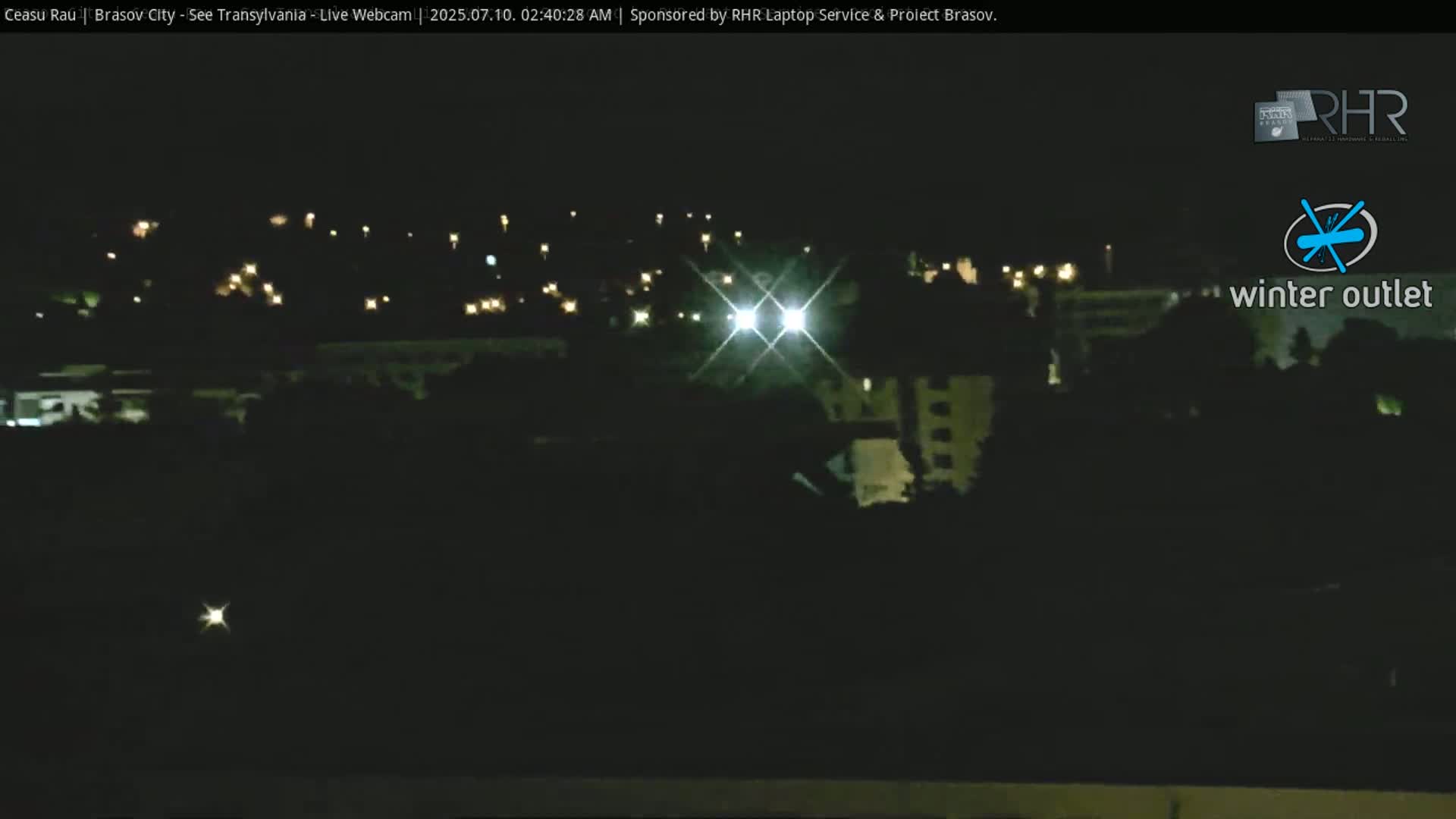 Braşov Skyline Live Cam - Centrul Nou, Brasov, Romania