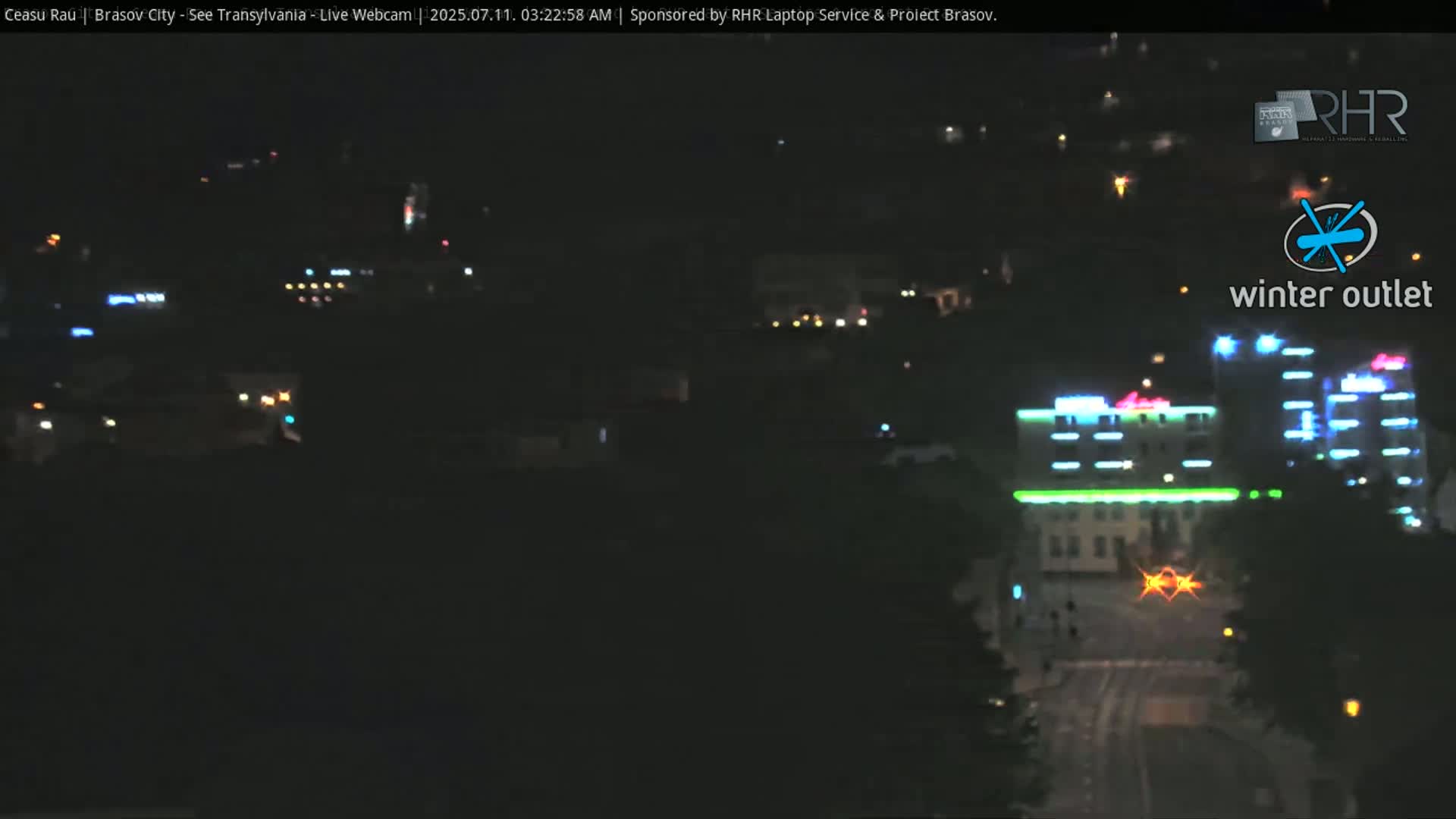 Braşov Skyline Live Cam - Centrul Nou, Brasov, Romania