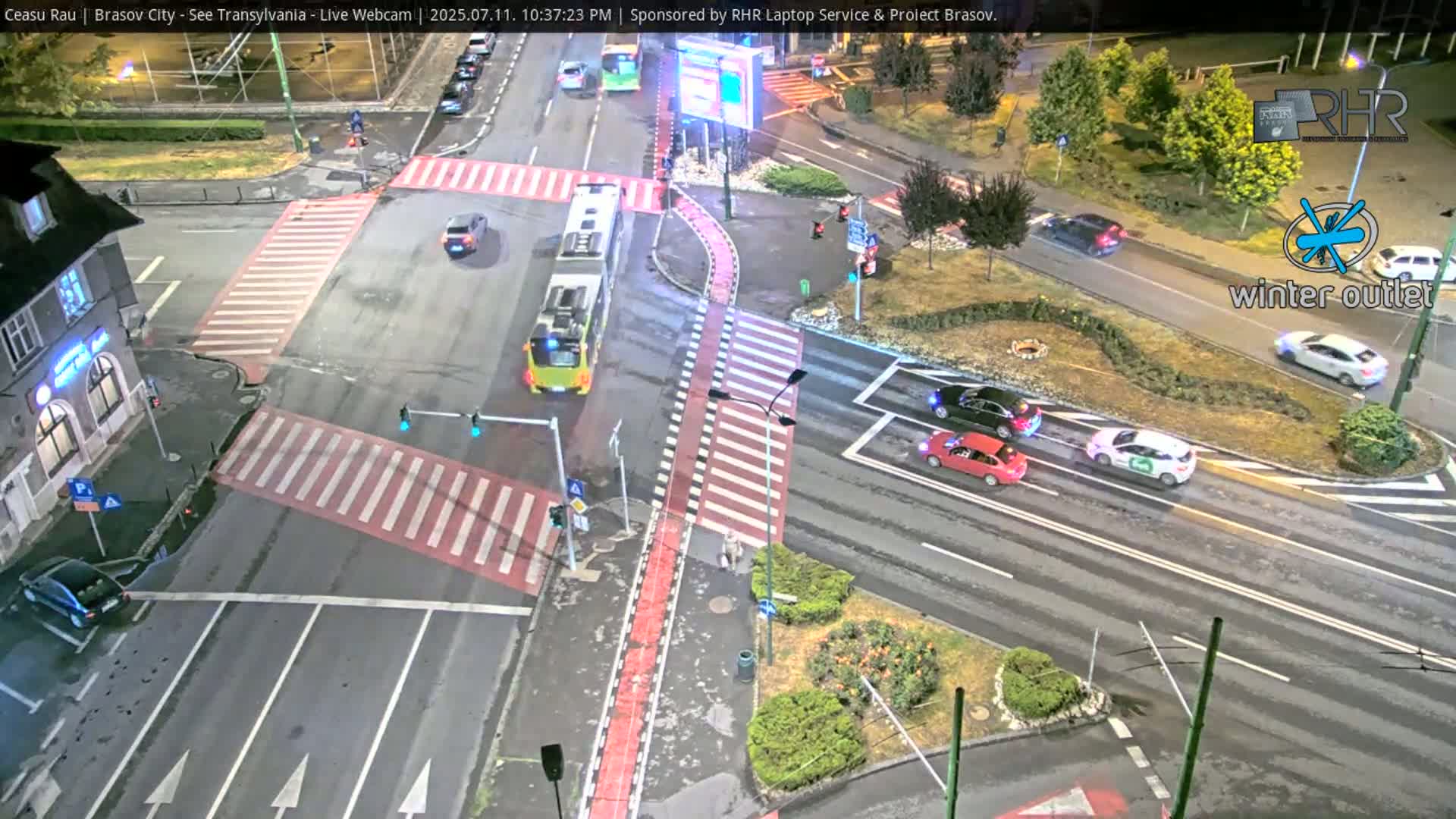 Braşov Skyline Live Cam - Centrul Nou, Brasov, Romania