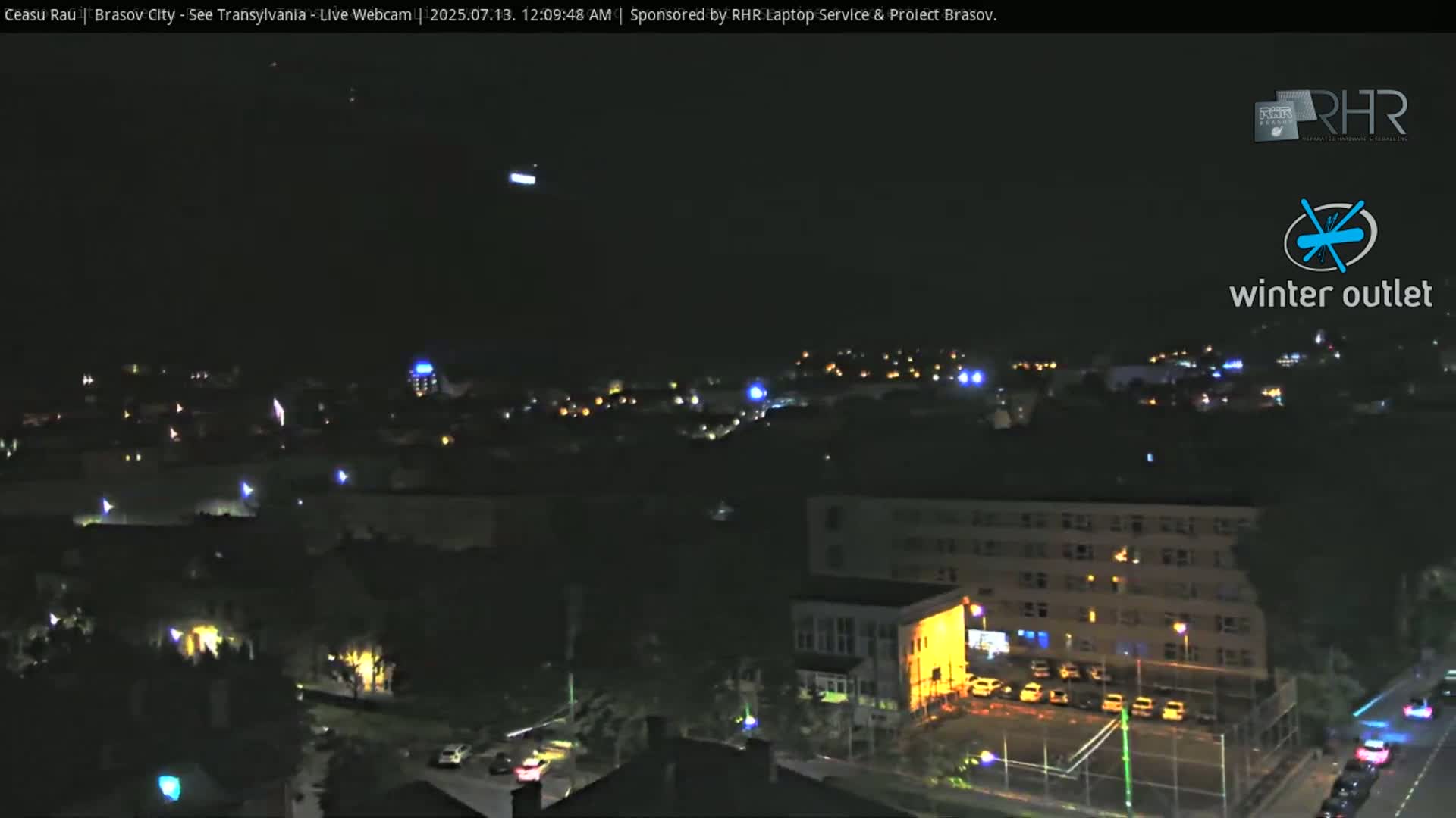 Braşov Skyline Live Cam - Centrul Nou, Brasov, Romania
