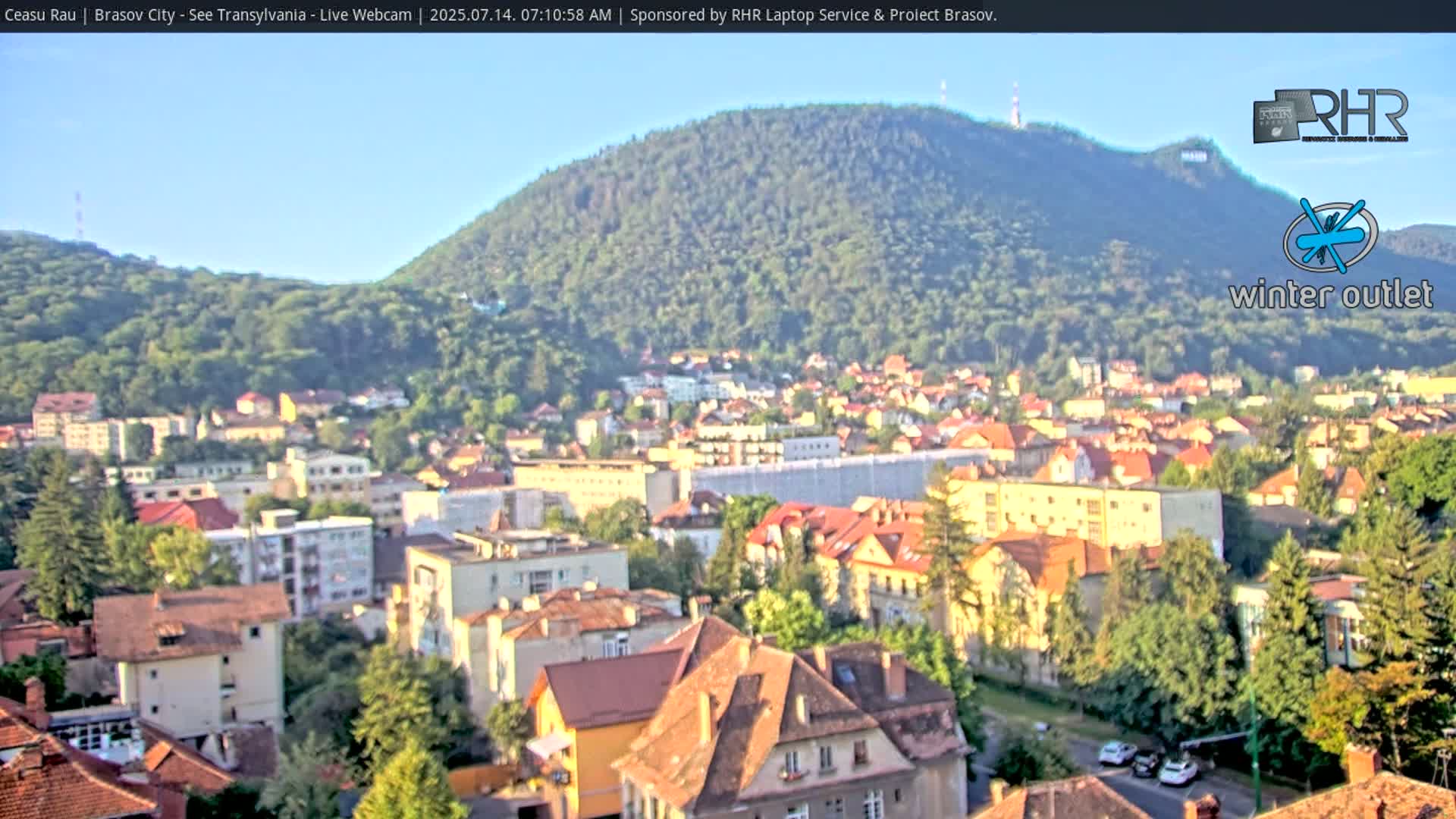 Braşov Skyline Live Cam - Centrul Nou, Brasov, Romania