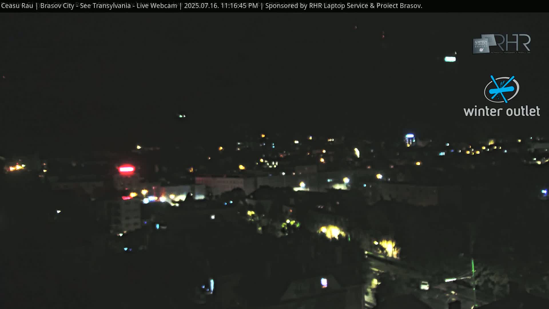Braşov Skyline Live Cam - Centrul Nou, Brasov, Romania