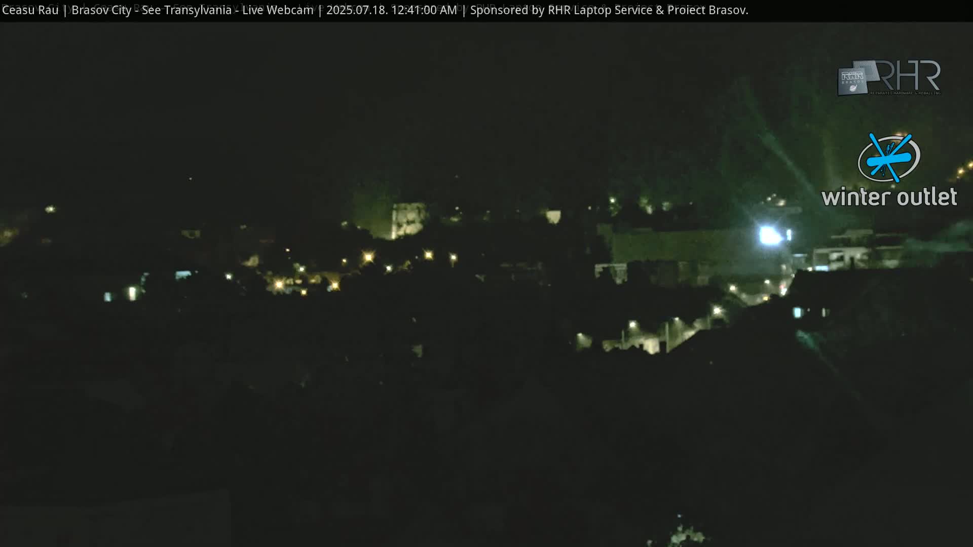 Braşov Skyline Live Cam - Centrul Nou, Brasov, Romania