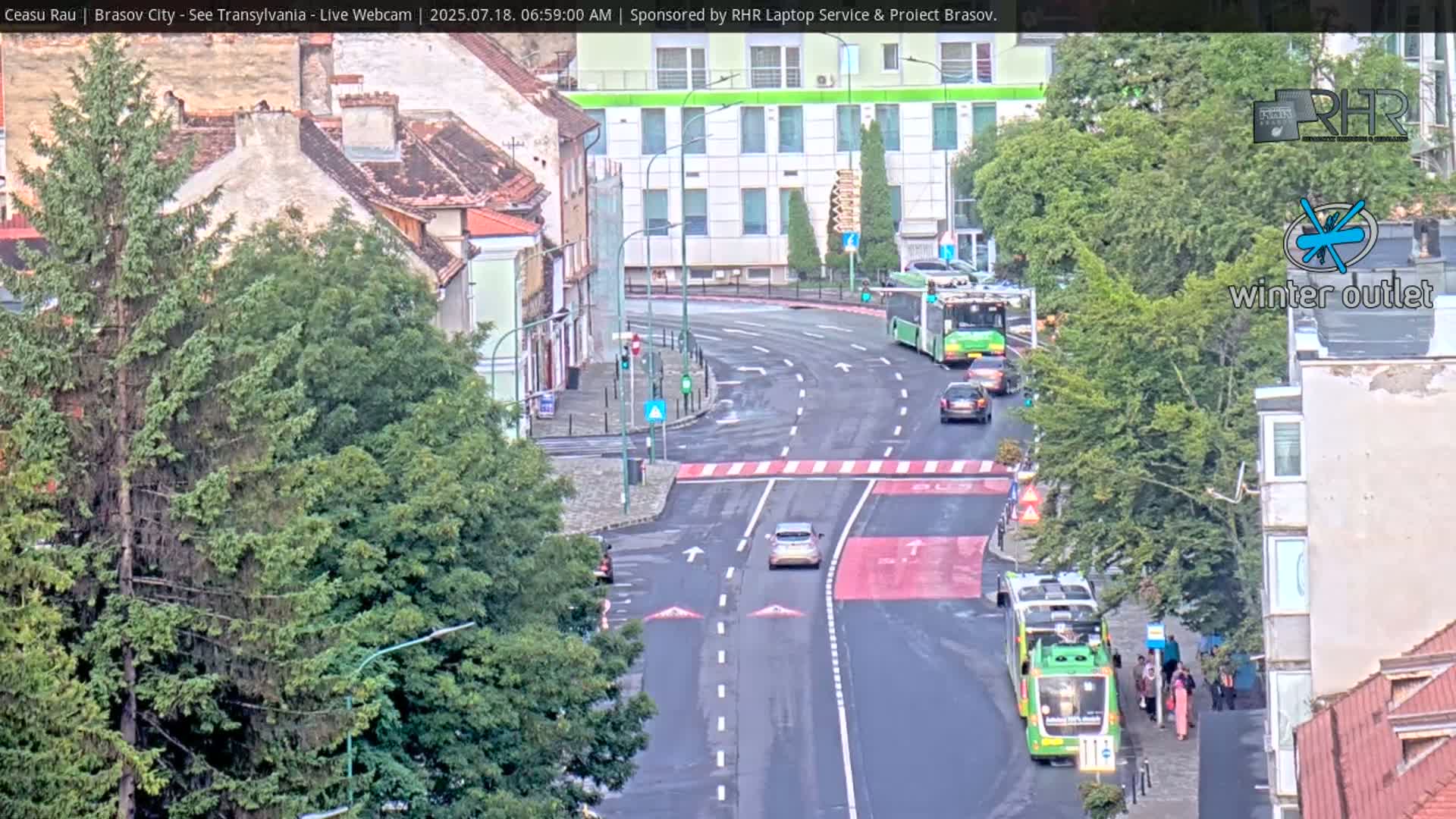 Braşov Skyline Live Cam - Centrul Nou, Brasov, Romania