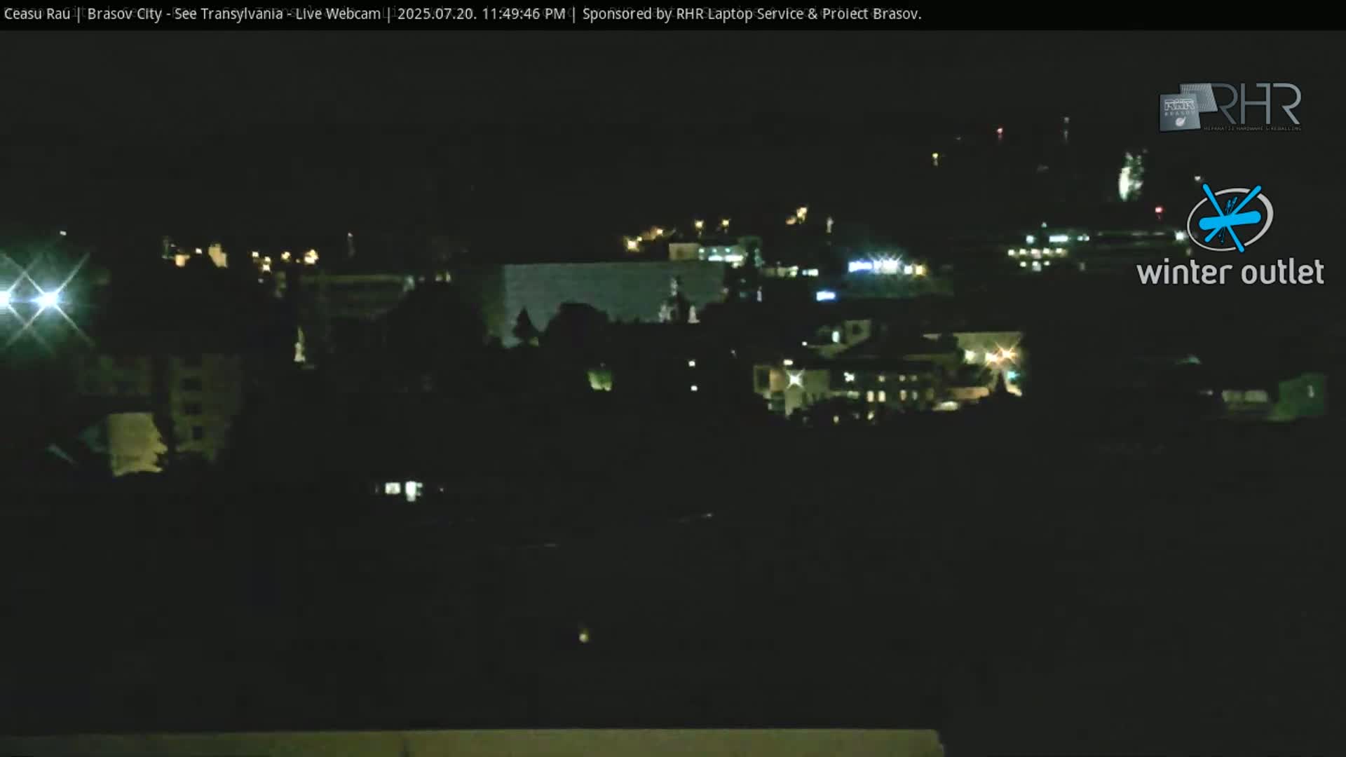 Braşov Skyline Live Cam - Centrul Nou, Brasov, Romania