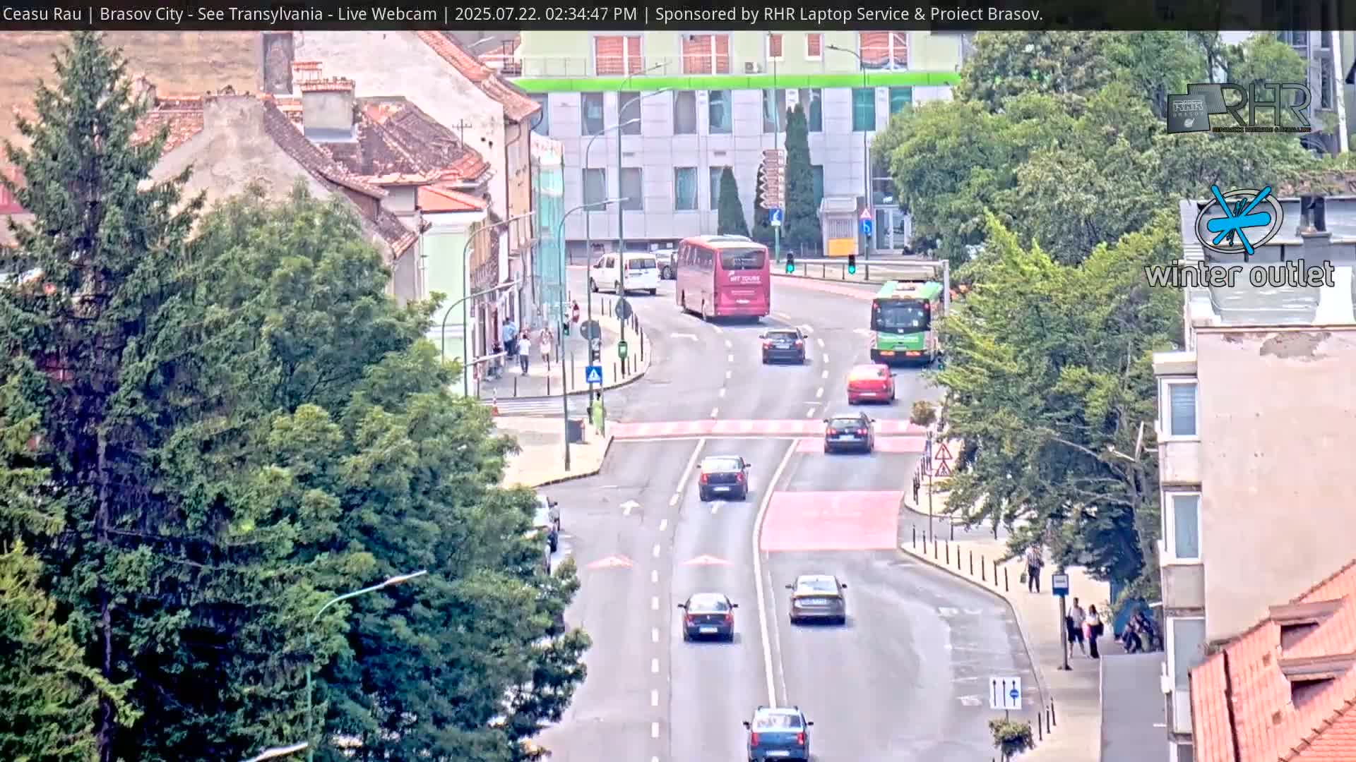 Braşov Skyline Live Cam - Centrul Nou, Brasov, Romania