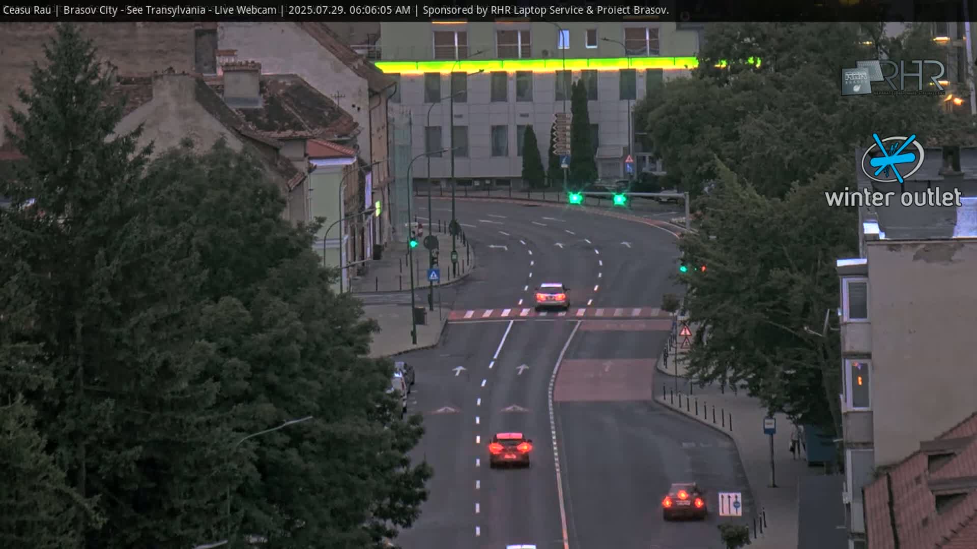 Braşov Skyline Live Cam - Centrul Nou, Brasov, Romania
