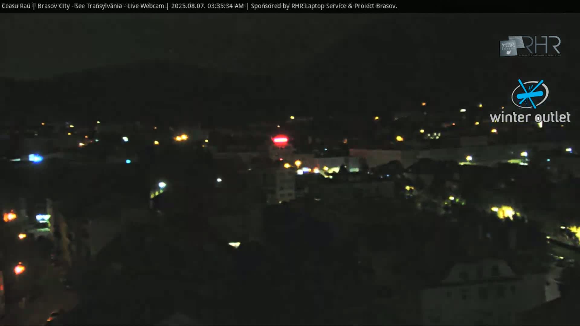 Braşov Skyline Live Cam - Centrul Nou, Brasov, Romania