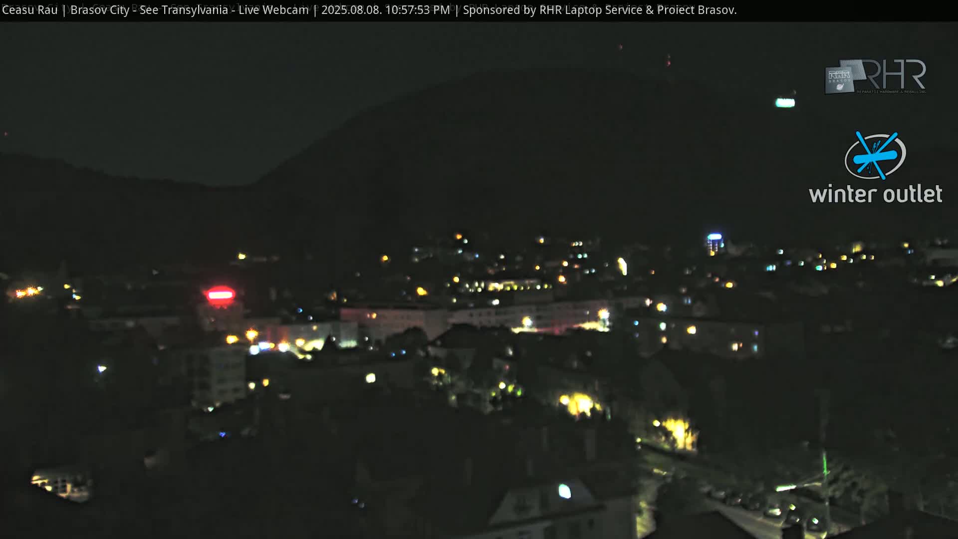 Braşov Skyline Live Cam - Centrul Nou, Brasov, Romania