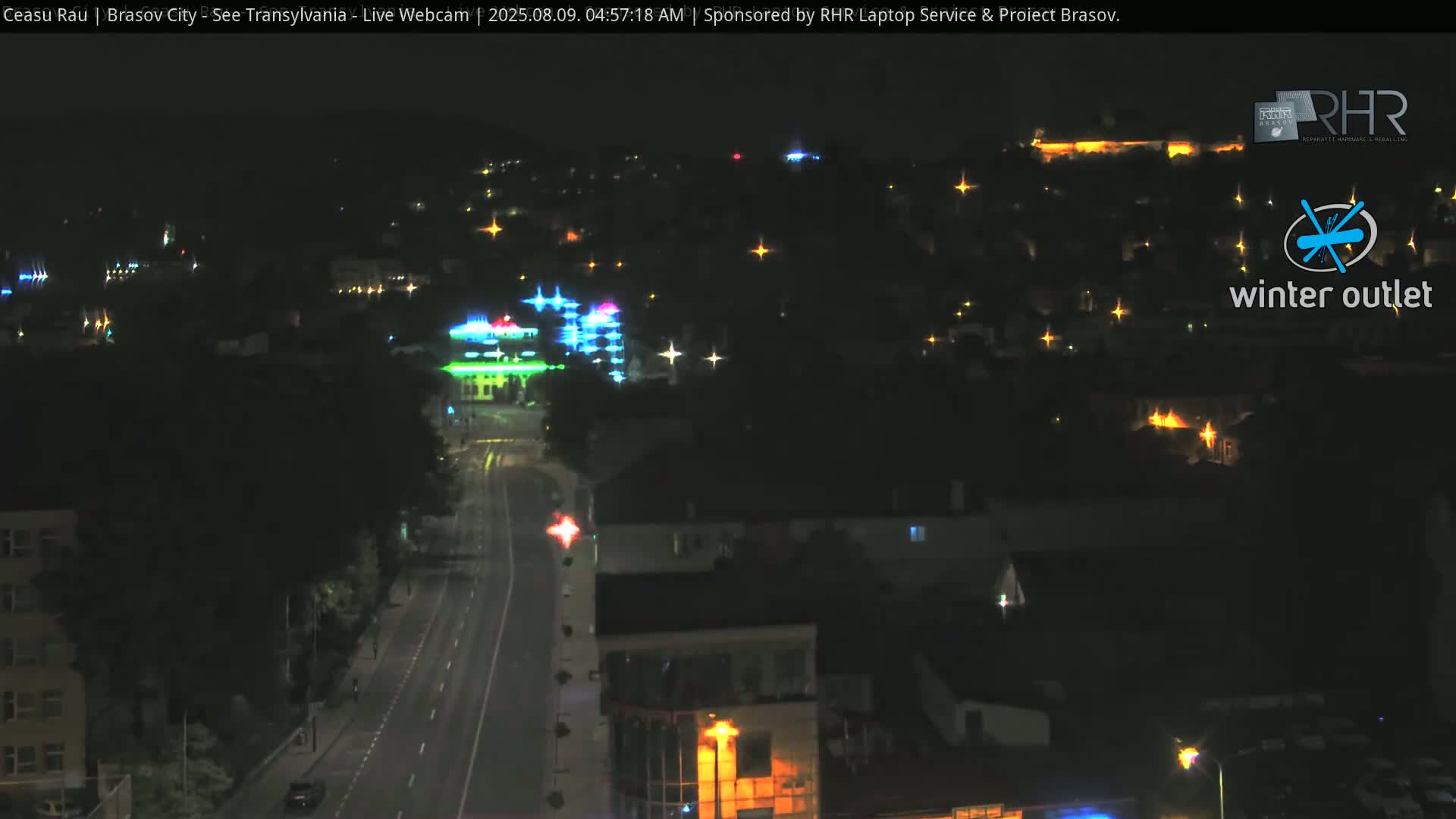 Braşov Skyline Live Cam - Centrul Nou, Brasov, Romania