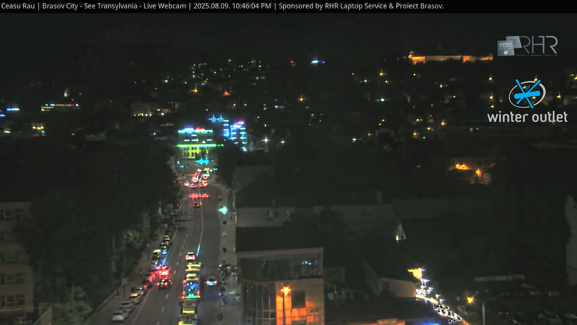 Braşov Skyline Live Cam - Centrul Nou, Brasov, Romania