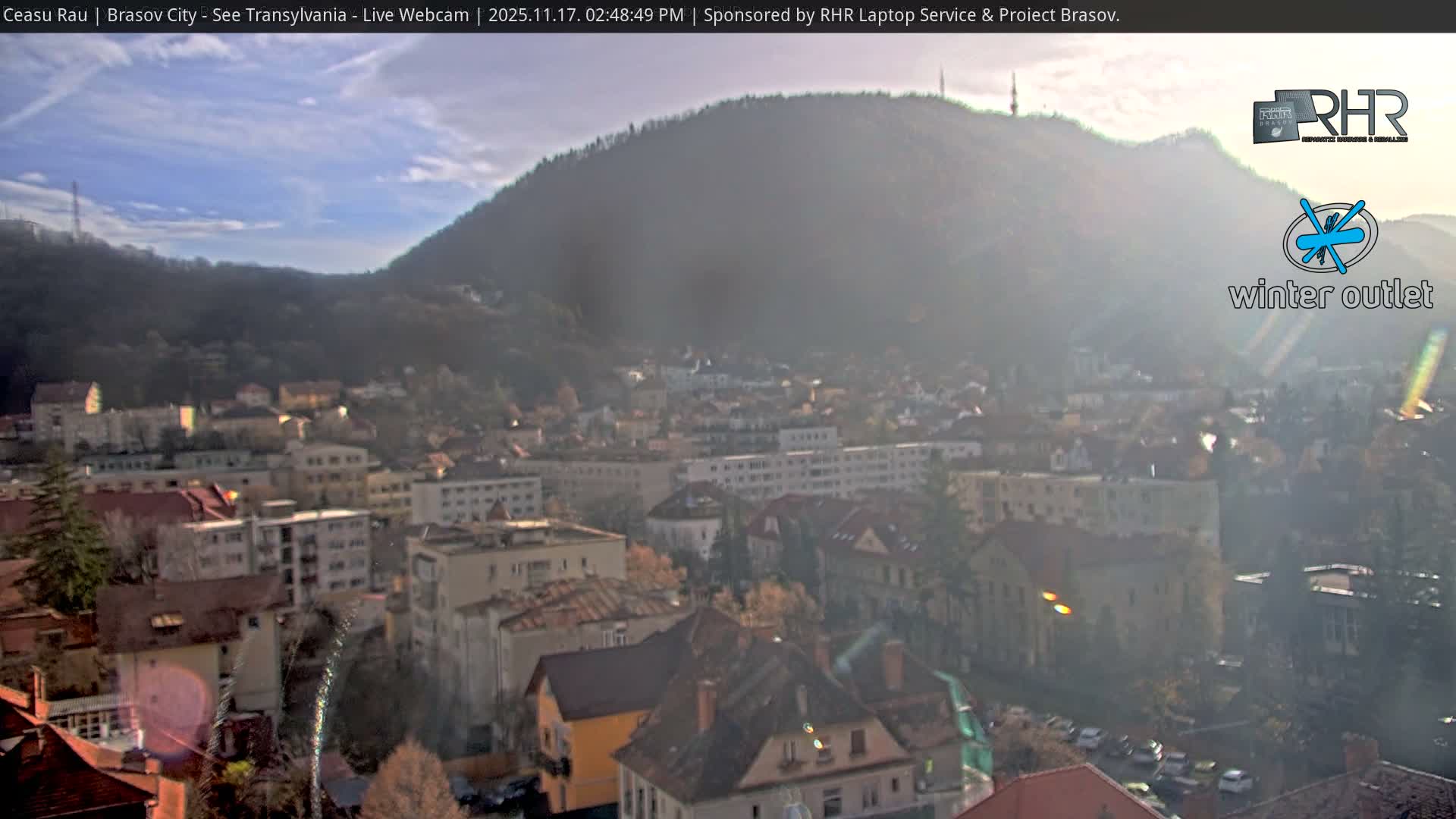 Braşov Skyline Live Cam - Centrul Nou, Brasov, Romania
