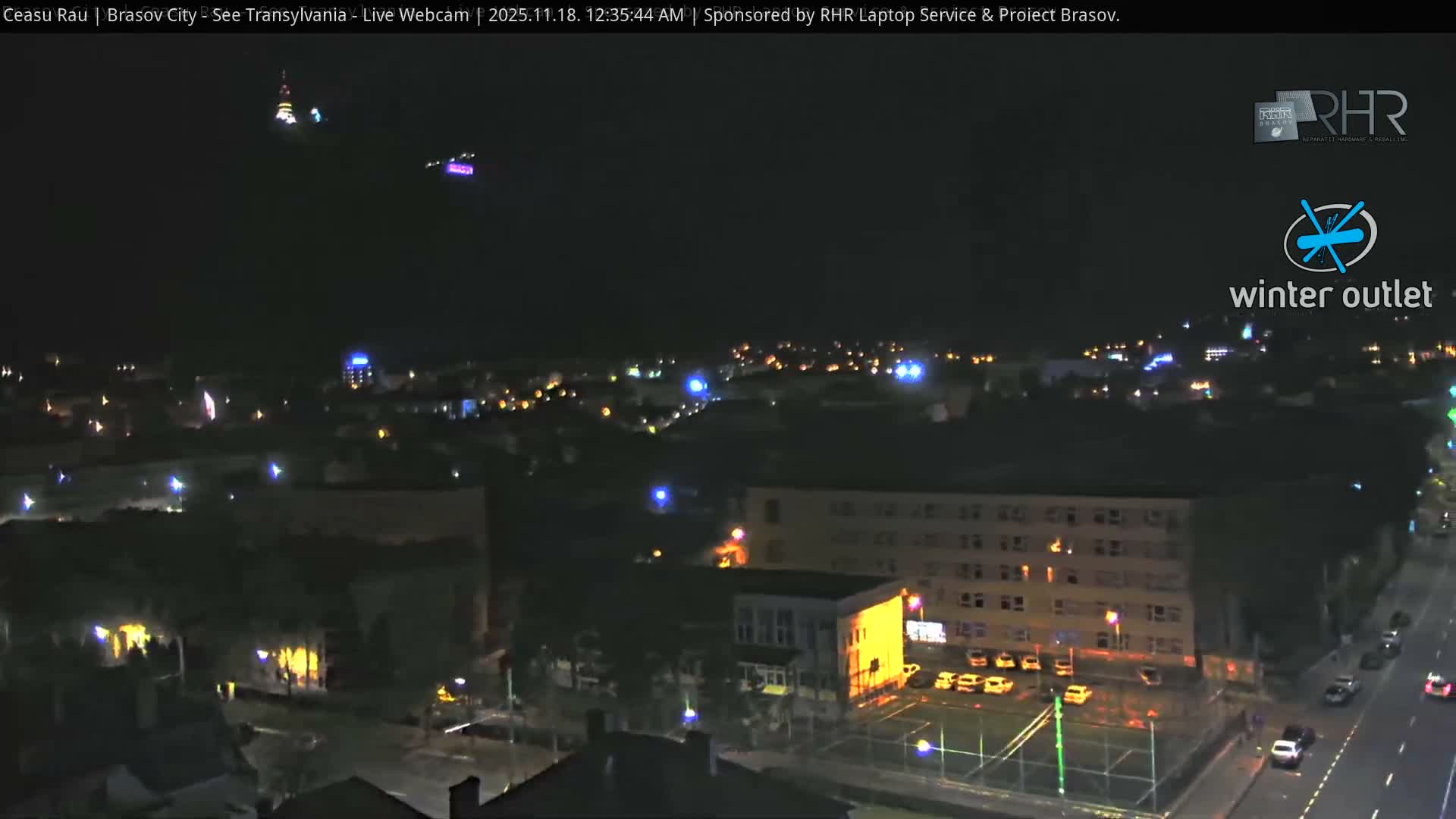 Braşov Skyline Live Cam - Centrul Nou, Brasov, Romania
