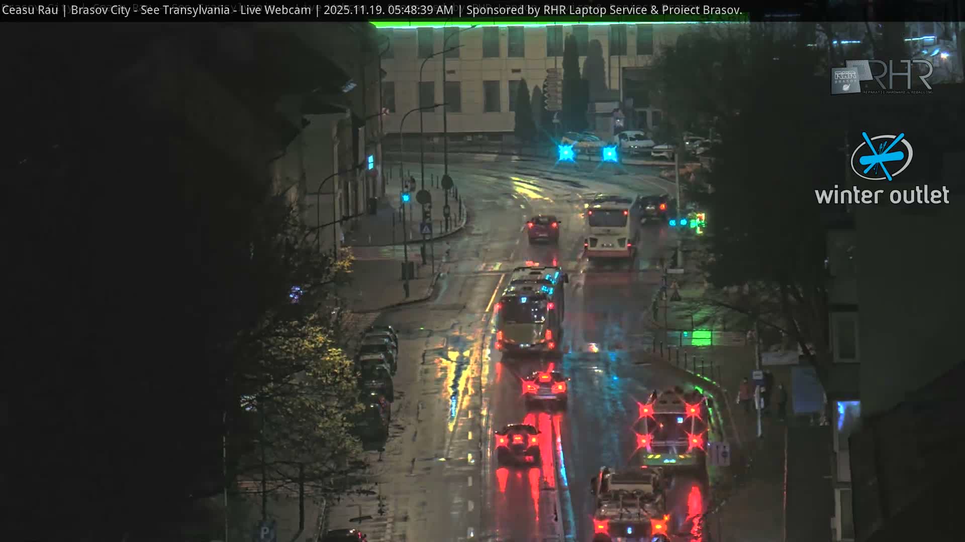 Braşov Skyline Live Cam - Centrul Nou, Brasov, Romania