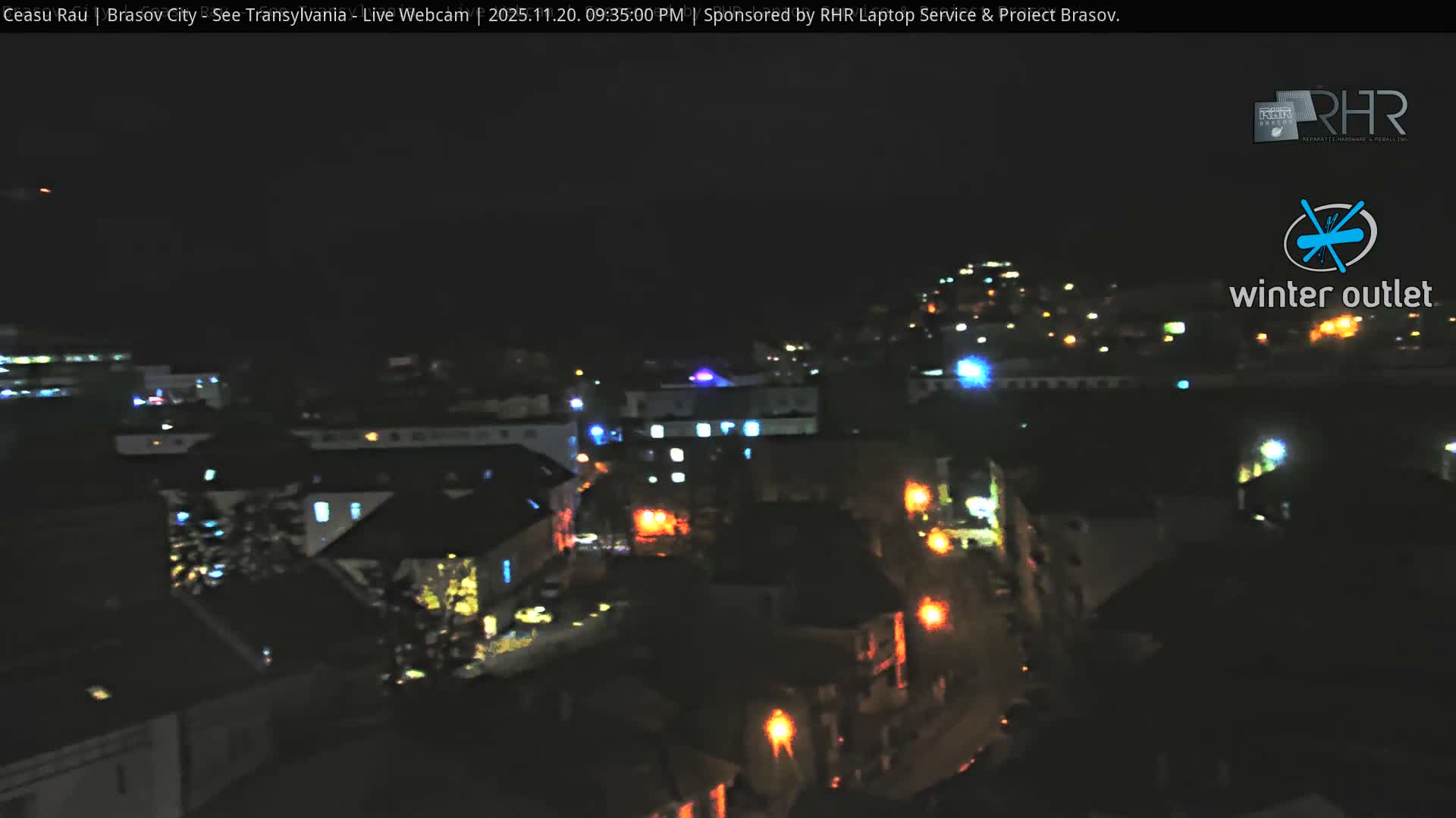 Braşov Skyline Live Cam - Centrul Nou, Brasov, Romania