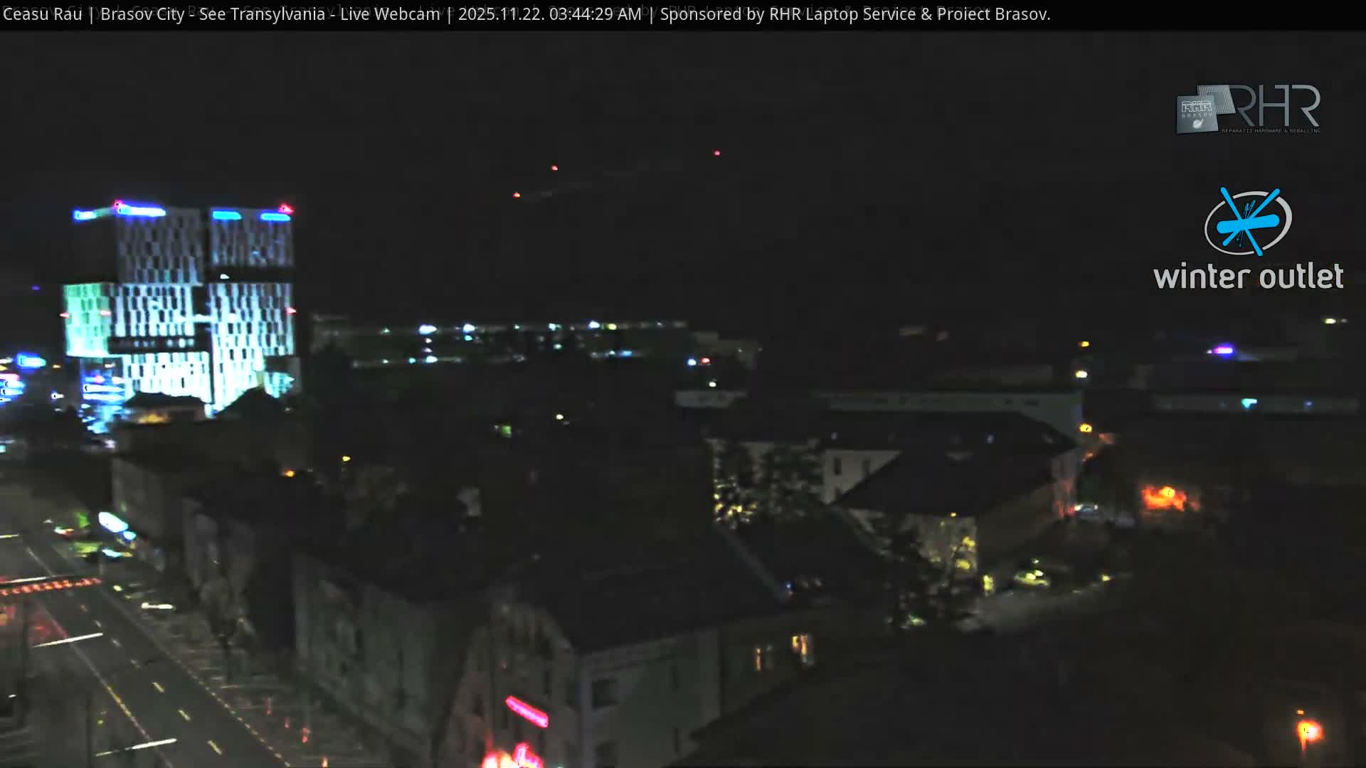 Braşov Skyline Live Cam - Centrul Nou, Brasov, Romania