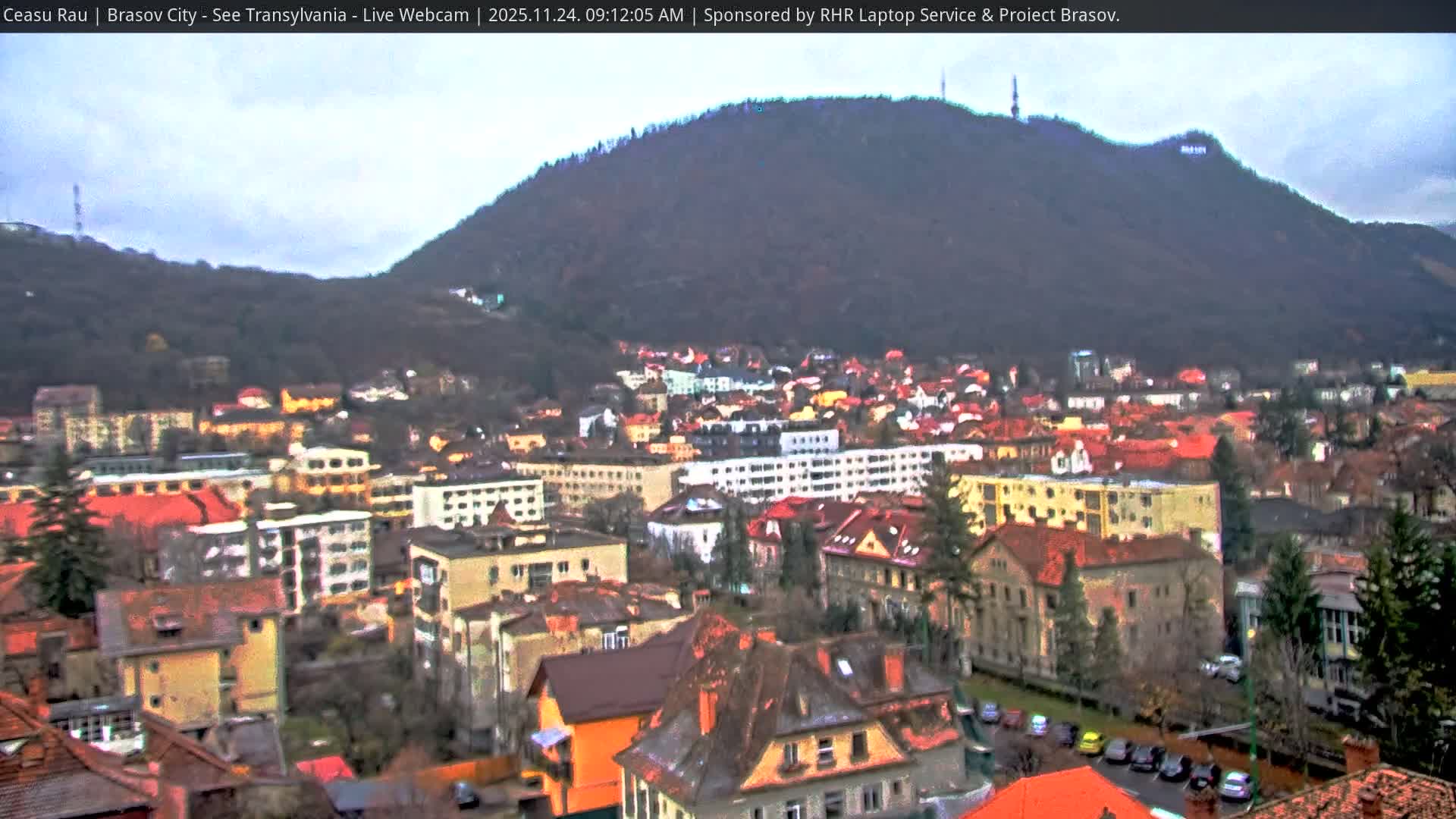 Braşov Skyline Live Cam - Centrul Nou, Brasov, Romania