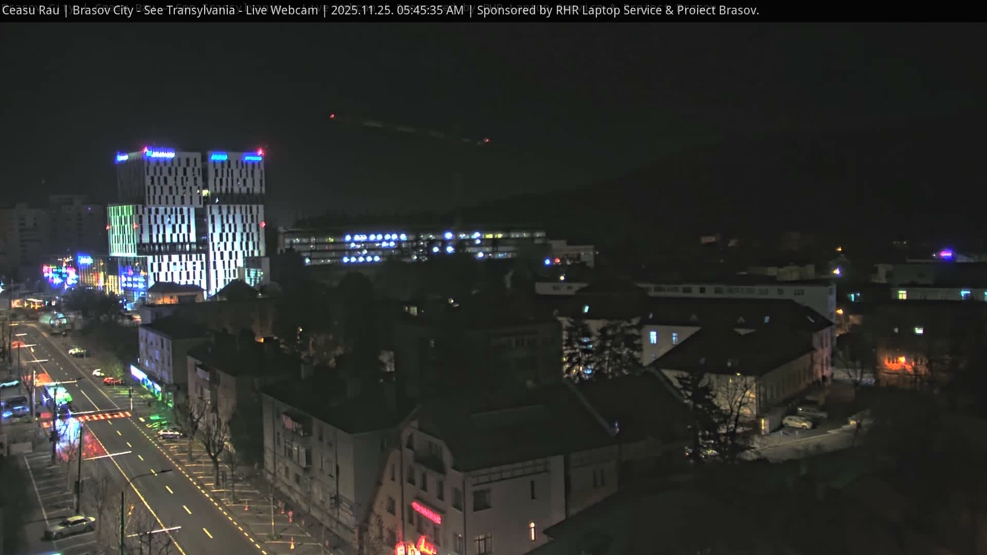 Braşov Skyline Live Cam - Centrul Nou, Brasov, Romania