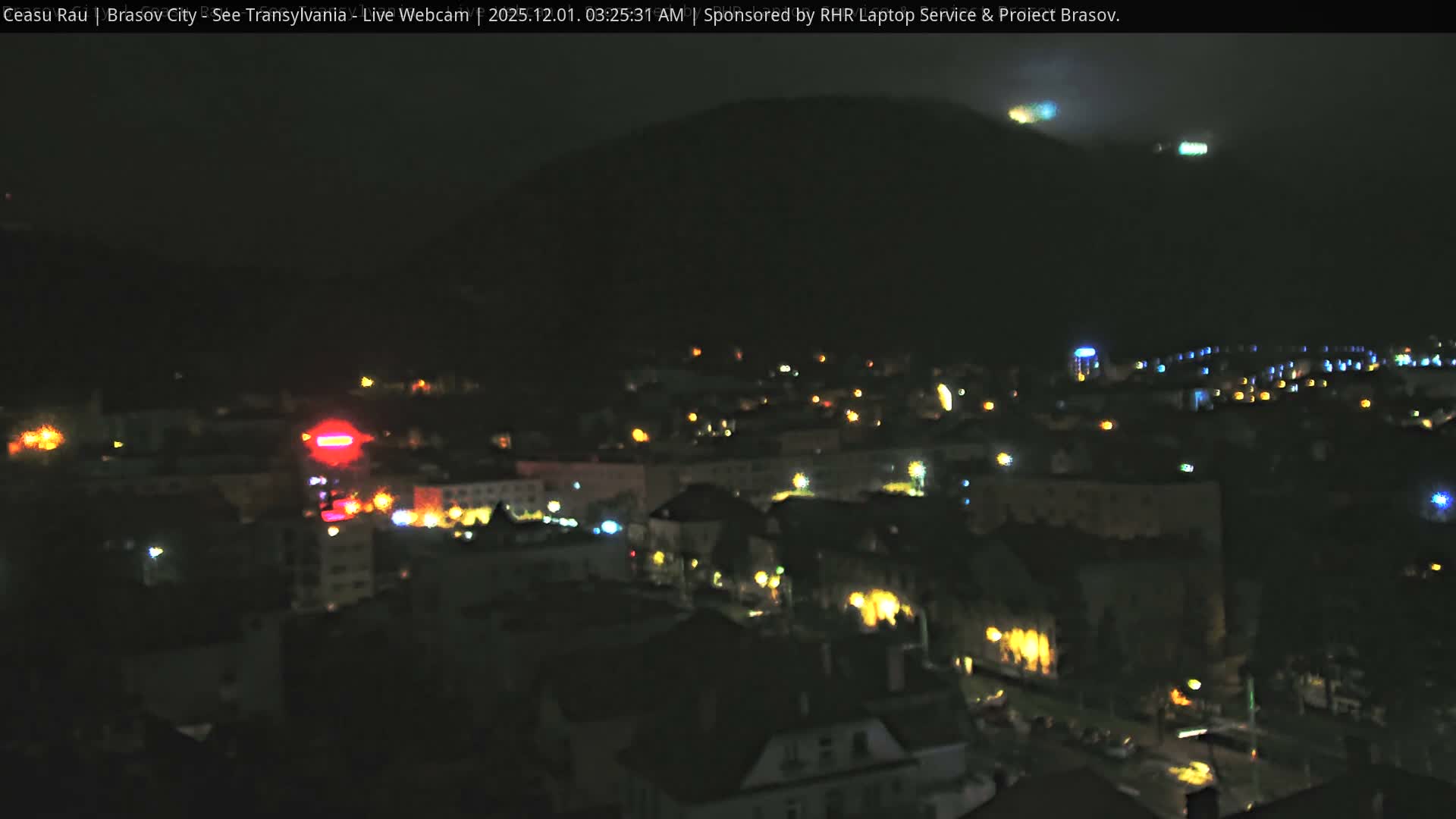 Braşov Skyline Live Cam - Centrul Nou, Brasov, Romania