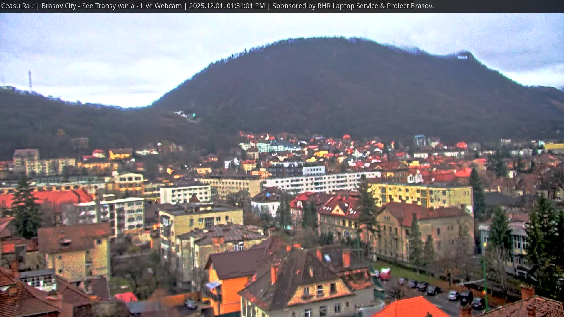 Braşov Skyline Live Cam - Centrul Nou, Brasov, Romania