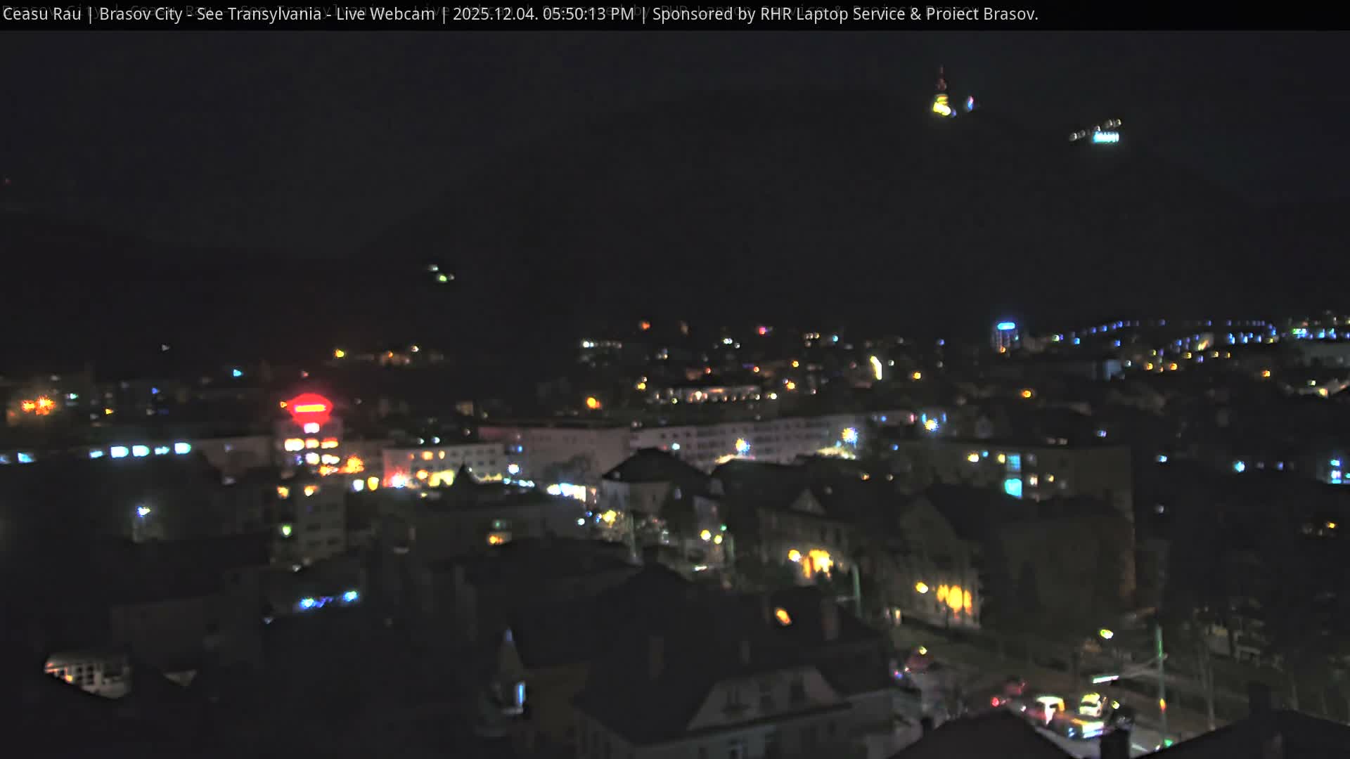 Braşov Skyline Live Cam - Centrul Nou, Brasov, Romania