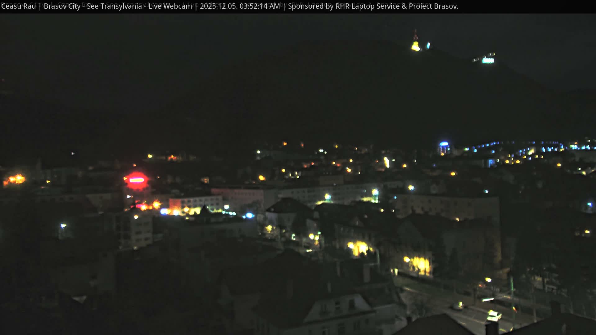 Braşov Skyline Live Cam - Centrul Nou, Brasov, Romania