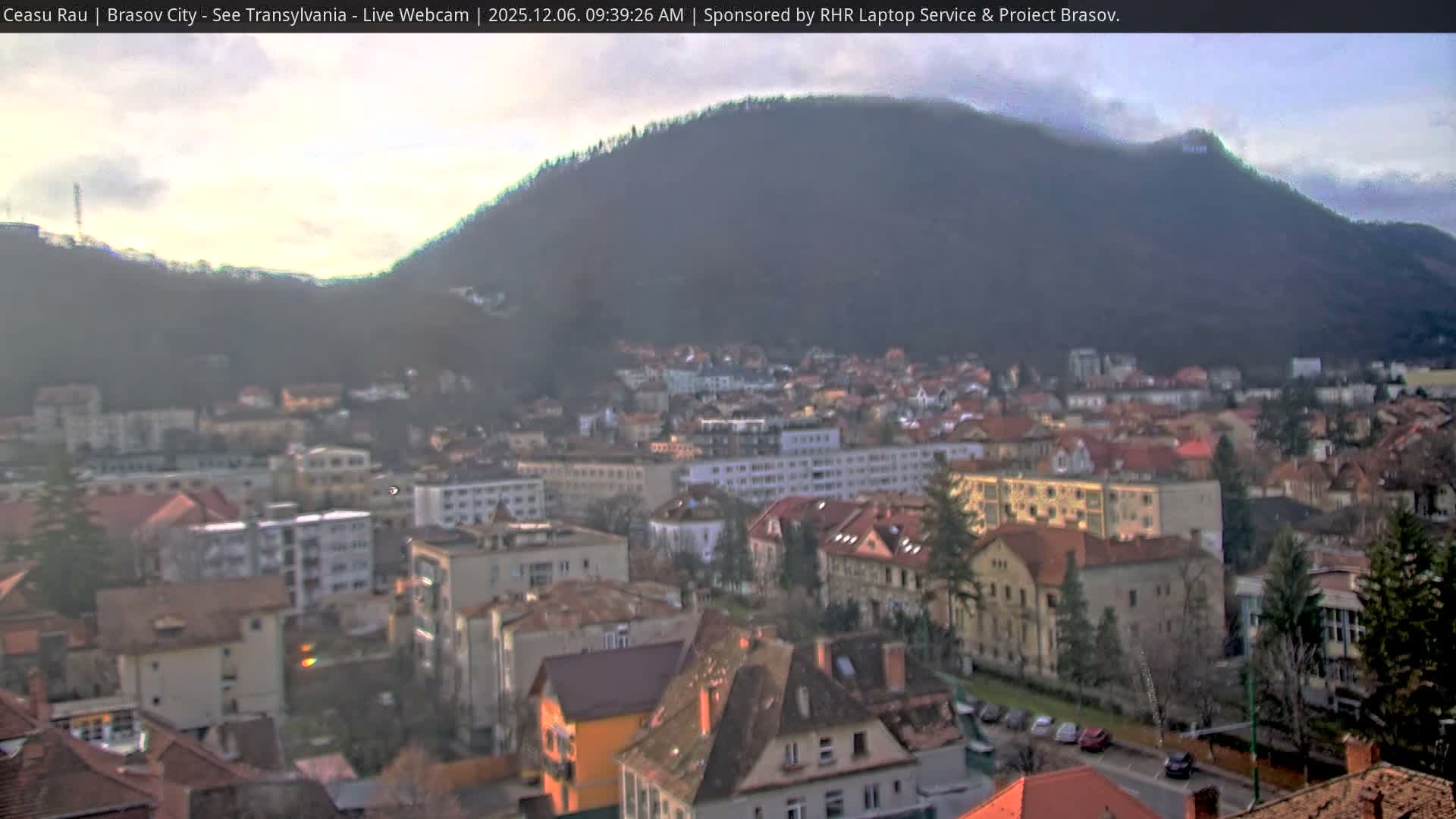 Braşov Skyline Live Cam - Centrul Nou, Brasov, Romania